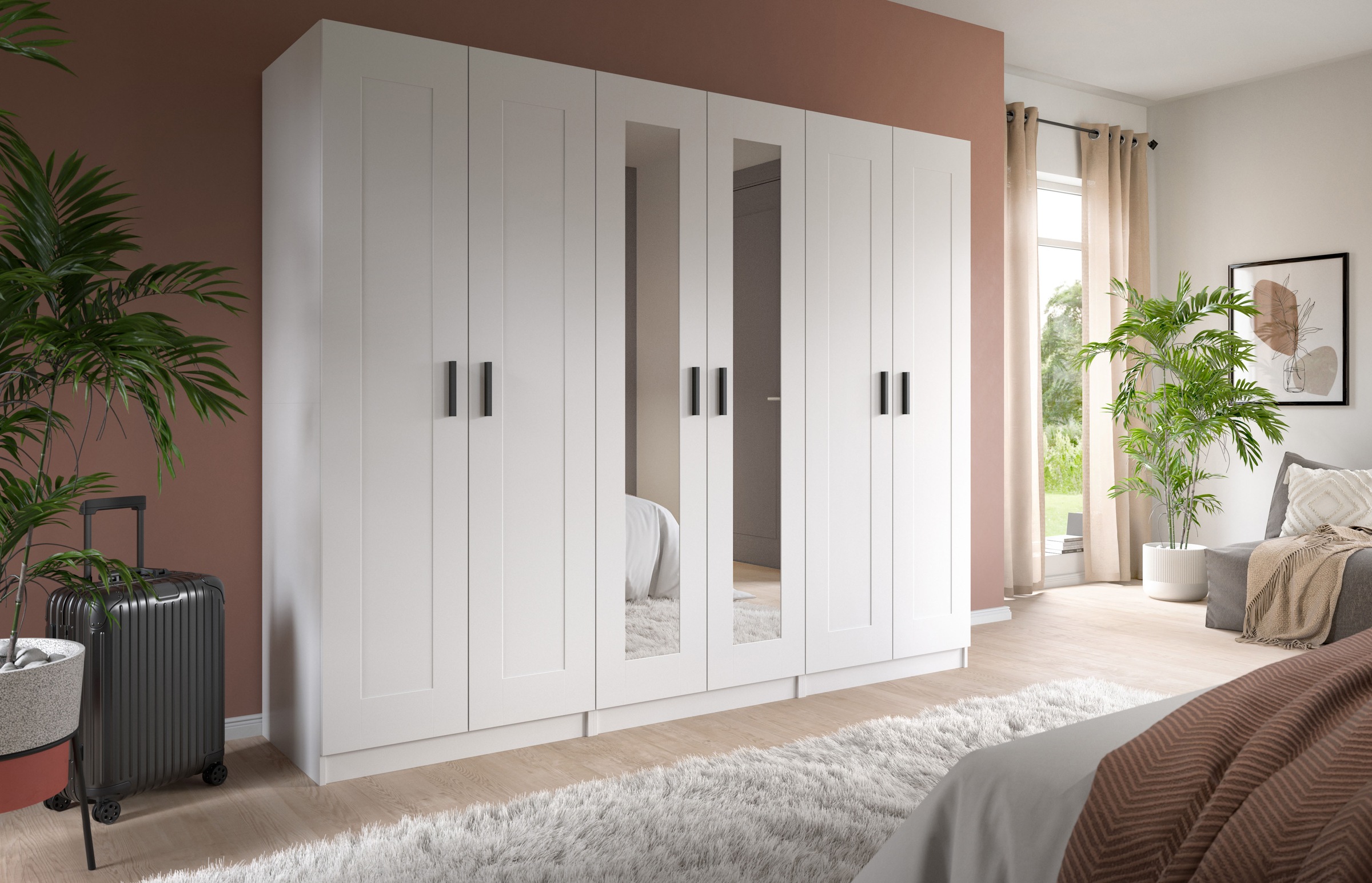 Home affaire Kleiderschrank "Farmsen, TOPSELLER, Schlafzimmerschrank, Garde günstig online kaufen