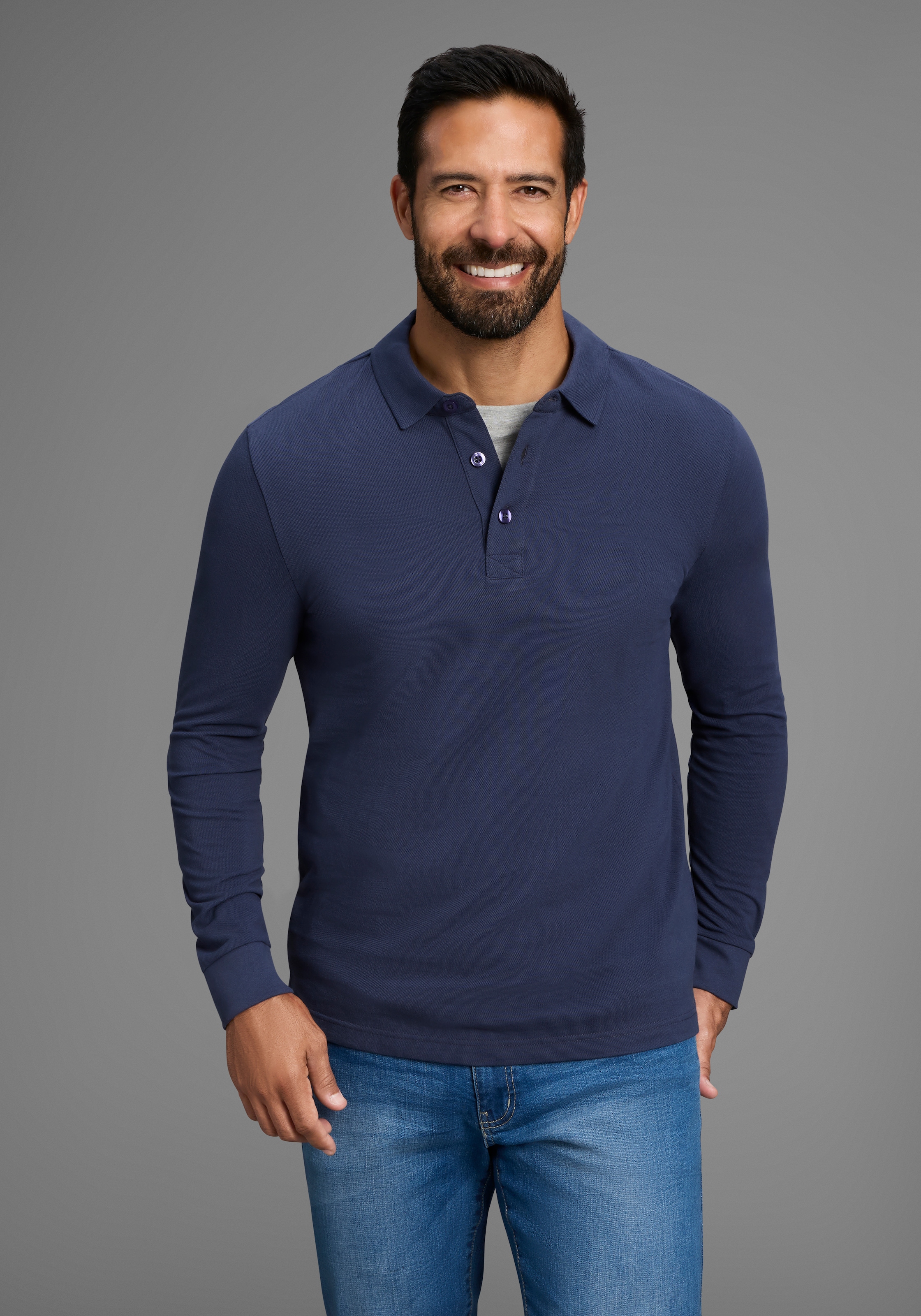 Mans World Poloshirt, in Pique´ Qualität günstig online kaufen