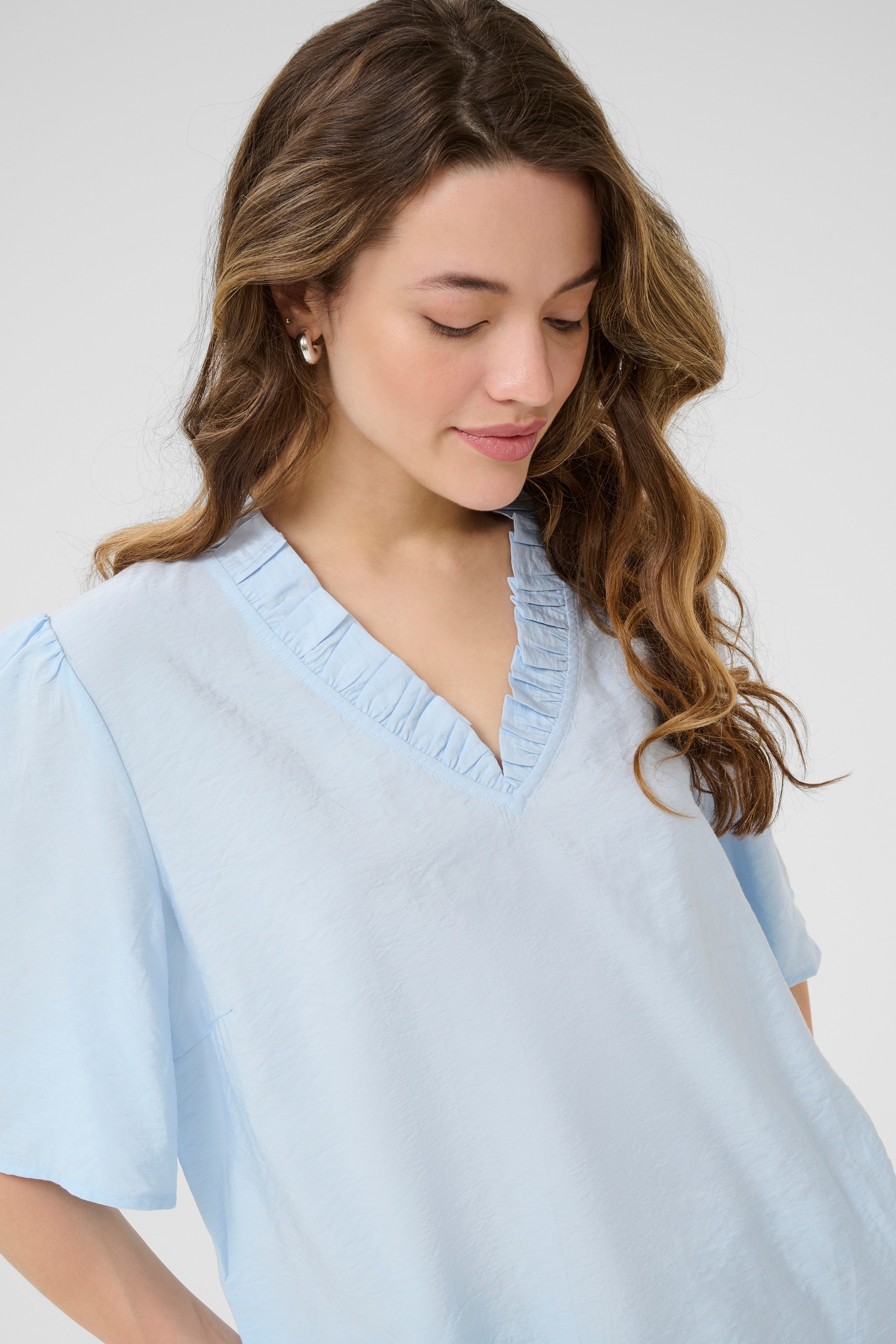 KAFFE Kurzarmbluse »Bluse kurzarm BPjuliana«