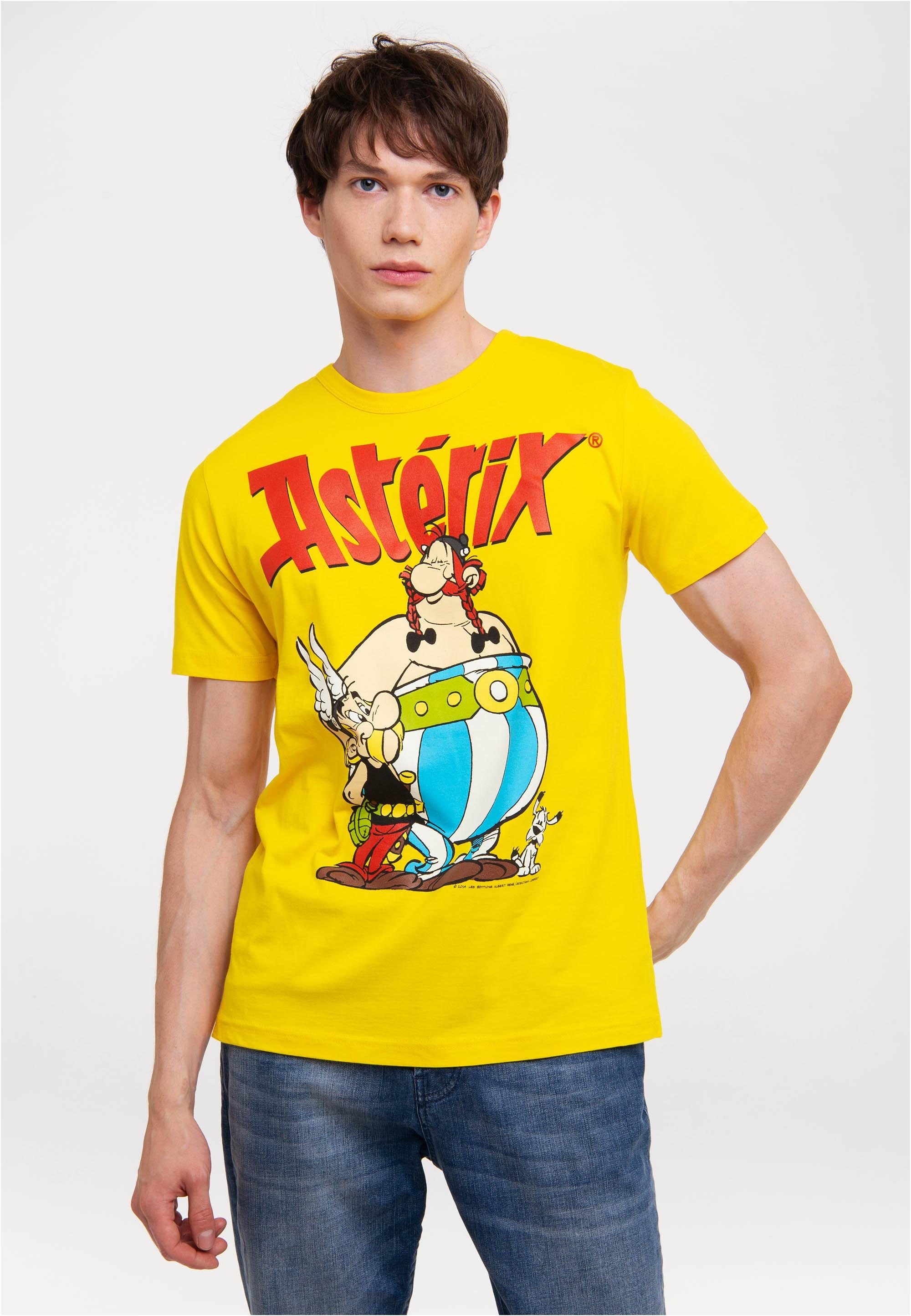 LOGOSHIRT T-Shirt »Asterix & Obelix«, mit coolem Print