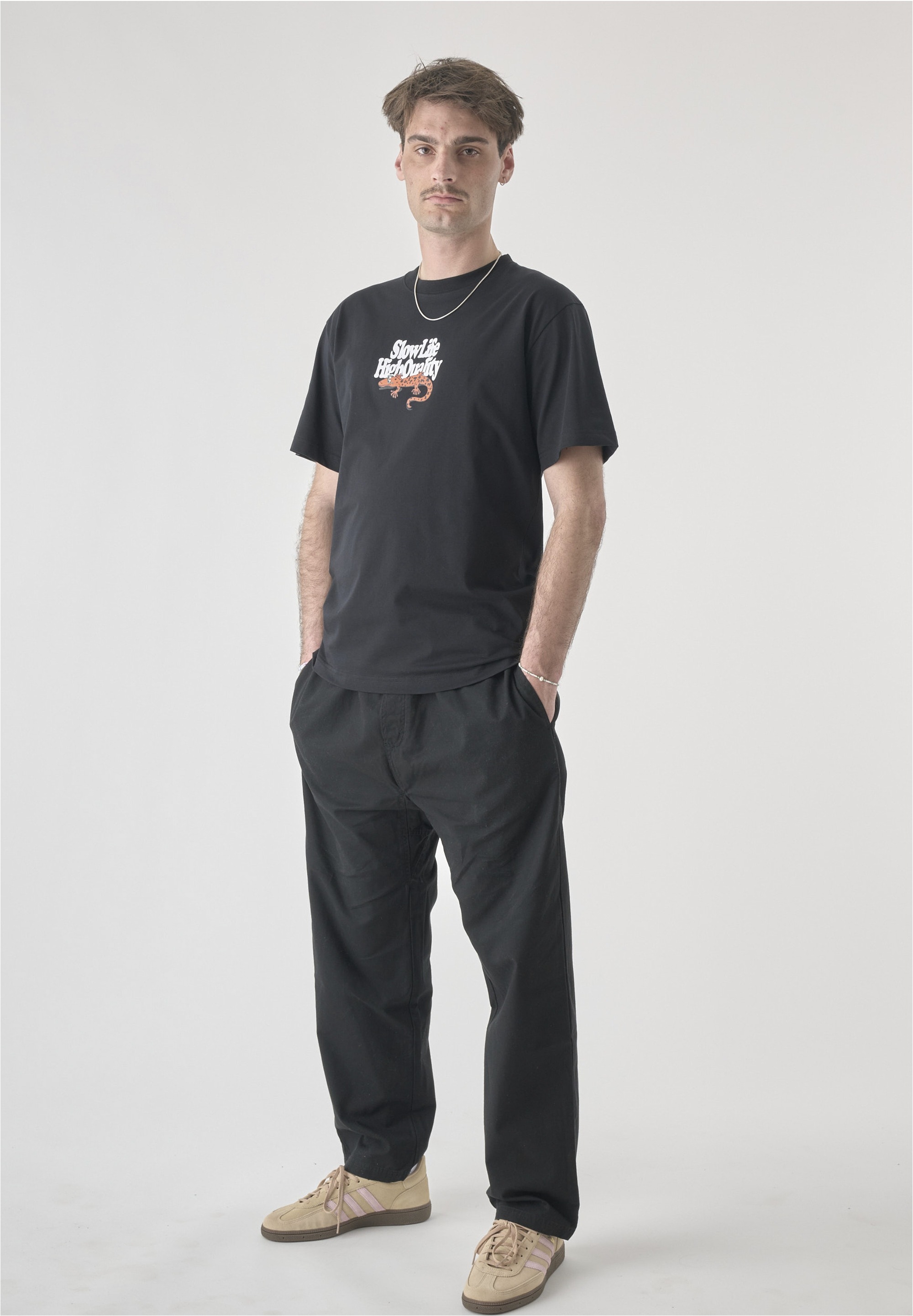 Cleptomanicx T-Shirt »Slow Life«, mit lockerem Schnitt