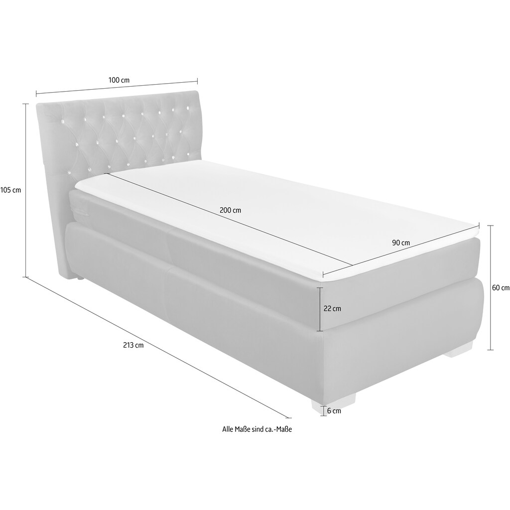 Leonique Boxspringbett »Rumba«