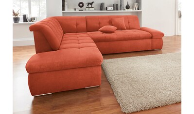 Ecksofa »Moric Luxus incl. Zierkissen B/T/H: 273/216/80 cm«