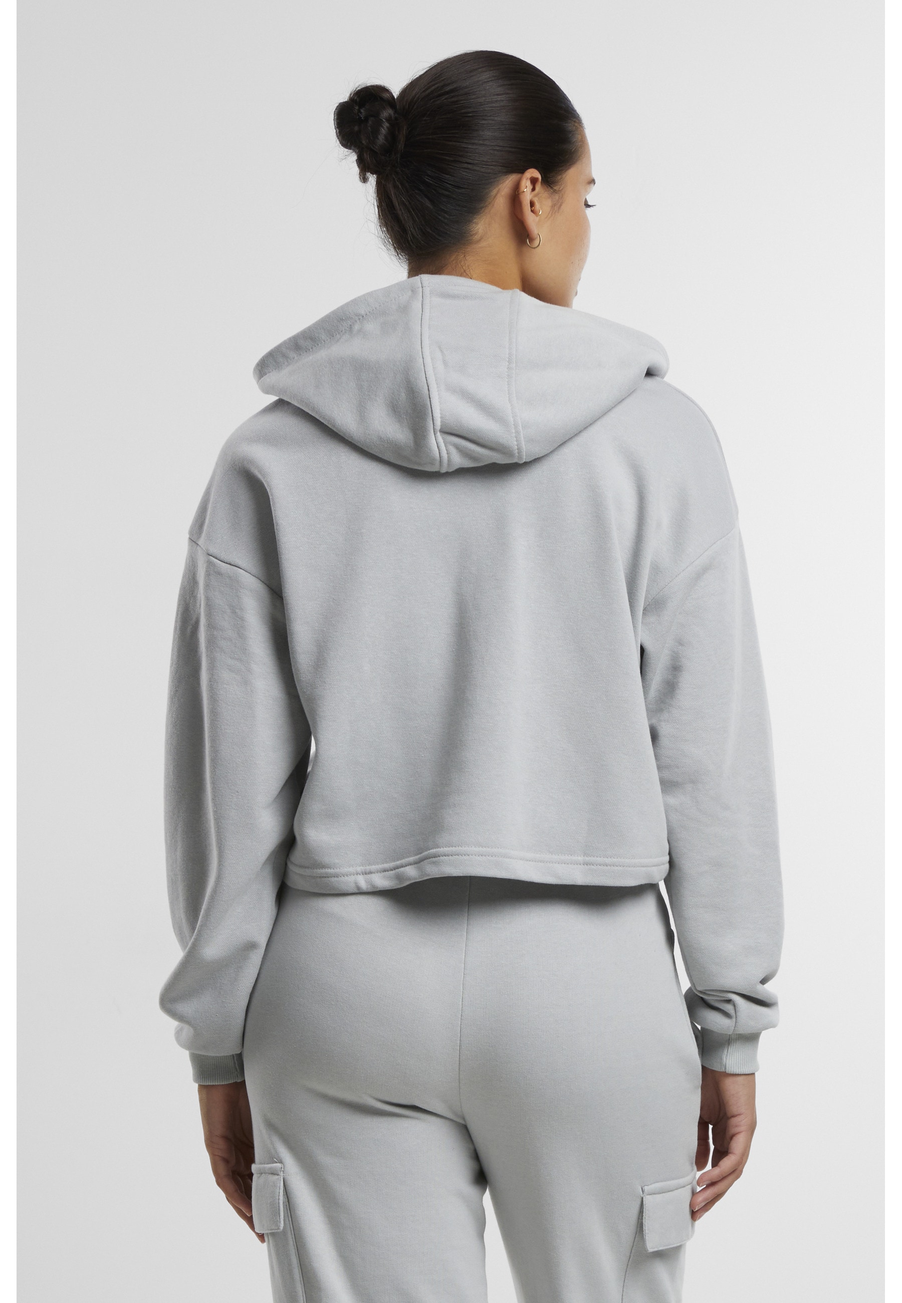URBAN CLASSICS Kapuzenpullover »Urban Classics Damen Ladies Oversized Cropped Light Terry Hoodie« 1