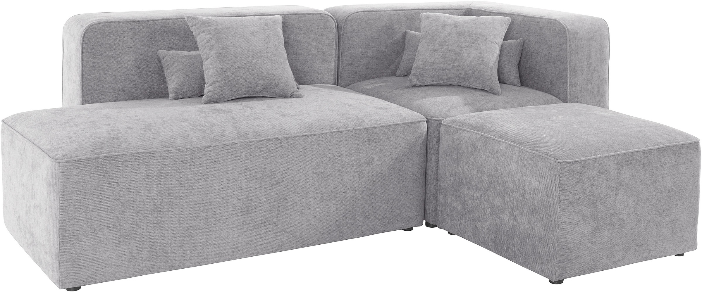 Home affaire Ecksofa "Sundstrup L-Form" Modulserie, individuelle Zusammenst günstig online kaufen