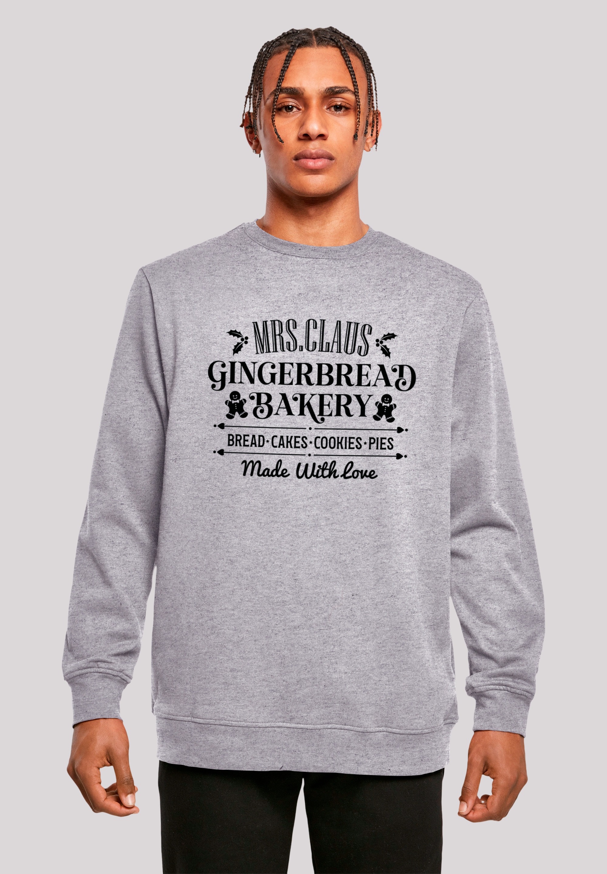 Sweatshirt »Santas Gingerbread Bakery Retro Weihnachten«, Premium Qualität, Christmas...