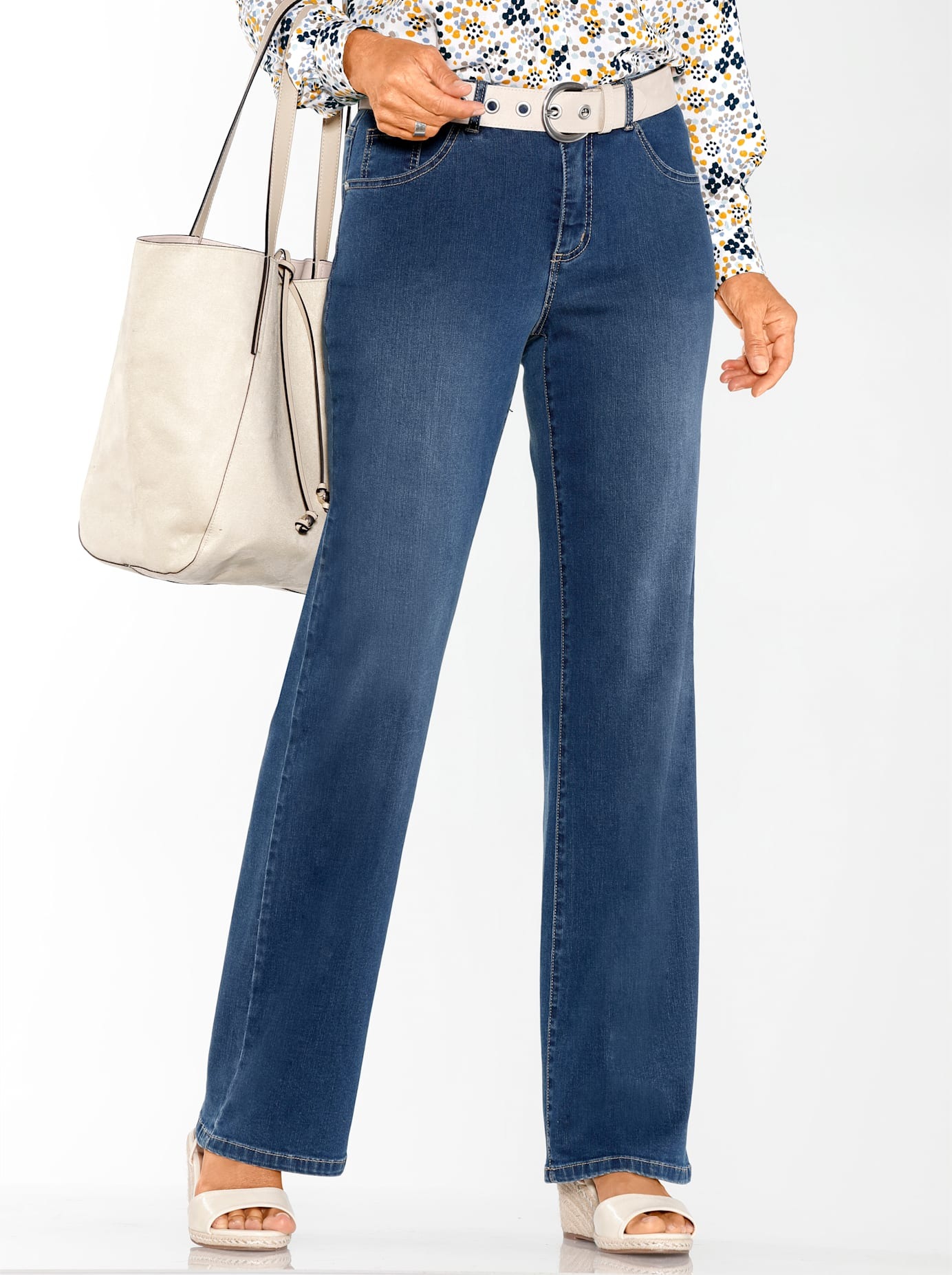Inspirationen 5-Pocket Jeans Women's Blue 25 6