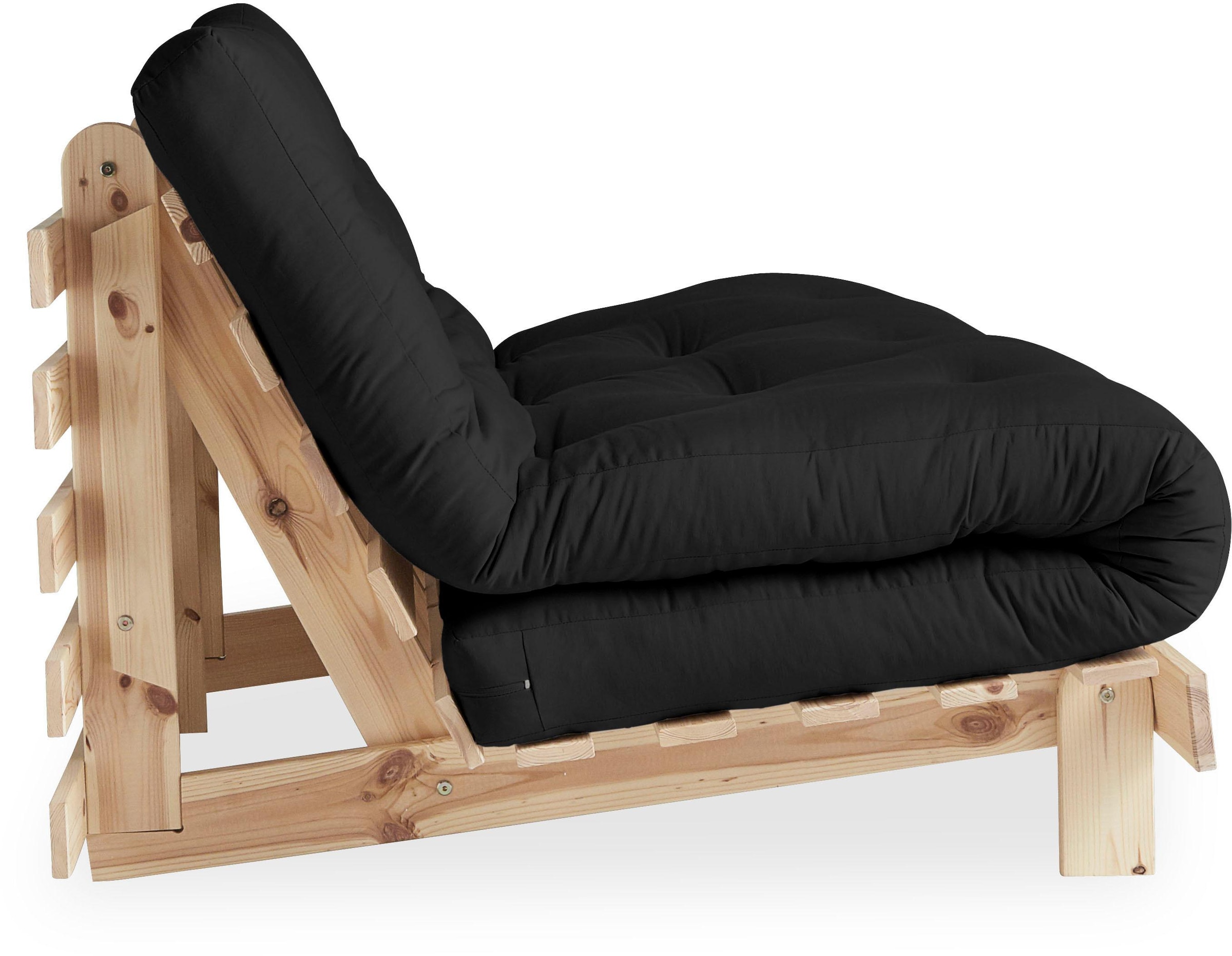 Karup Design Daybett »Roots Sofa Bed, Schlafsofa, , Bettfunktion, FSC®-Massivholz,« Inkl. Futonmatratze, Made in Europe, langlebig, B: 140 oder 160 cm