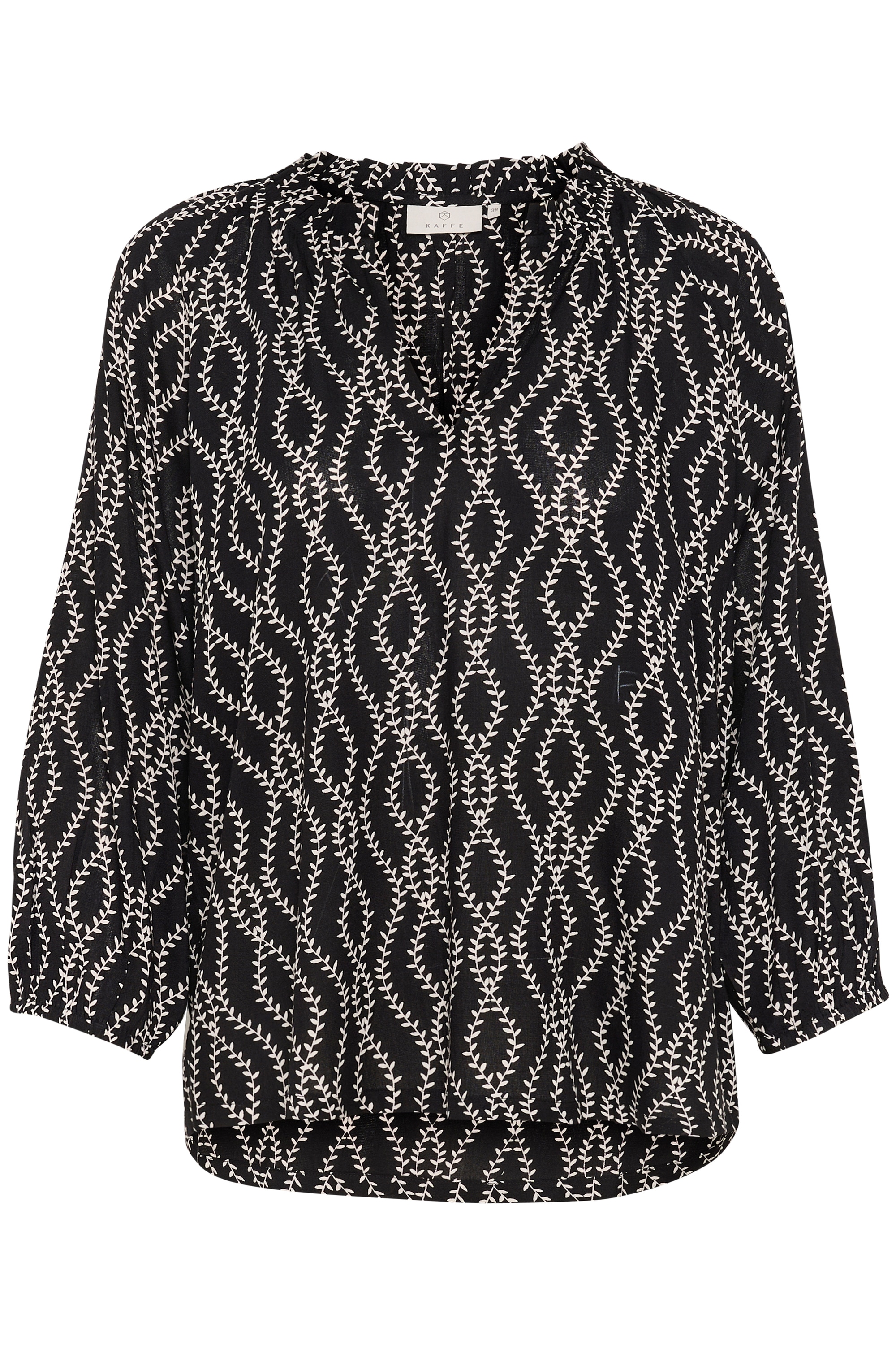 KAFFE Langarmbluse "Damen Bluse langarm KAsigrid"