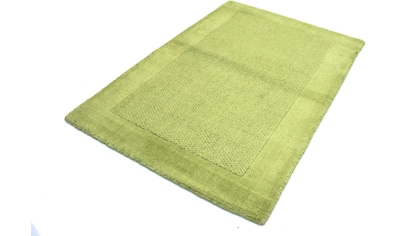 morgenland Wollteppich »Gabbeh Teppich handgetuftet grün«, rechteckig, 15 mm Höhe,... kaufen