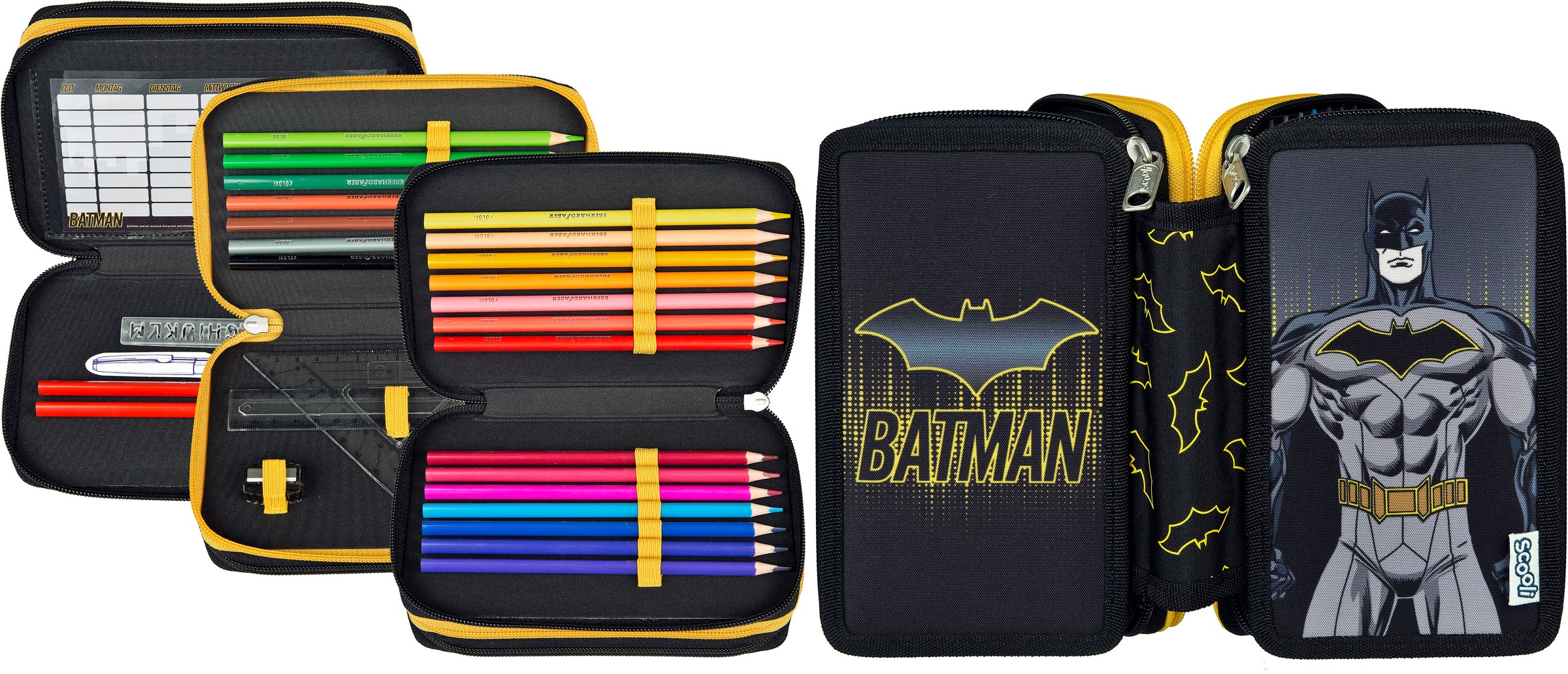 Thumbnail - Scooli Federmäppchen "Tripledecker"