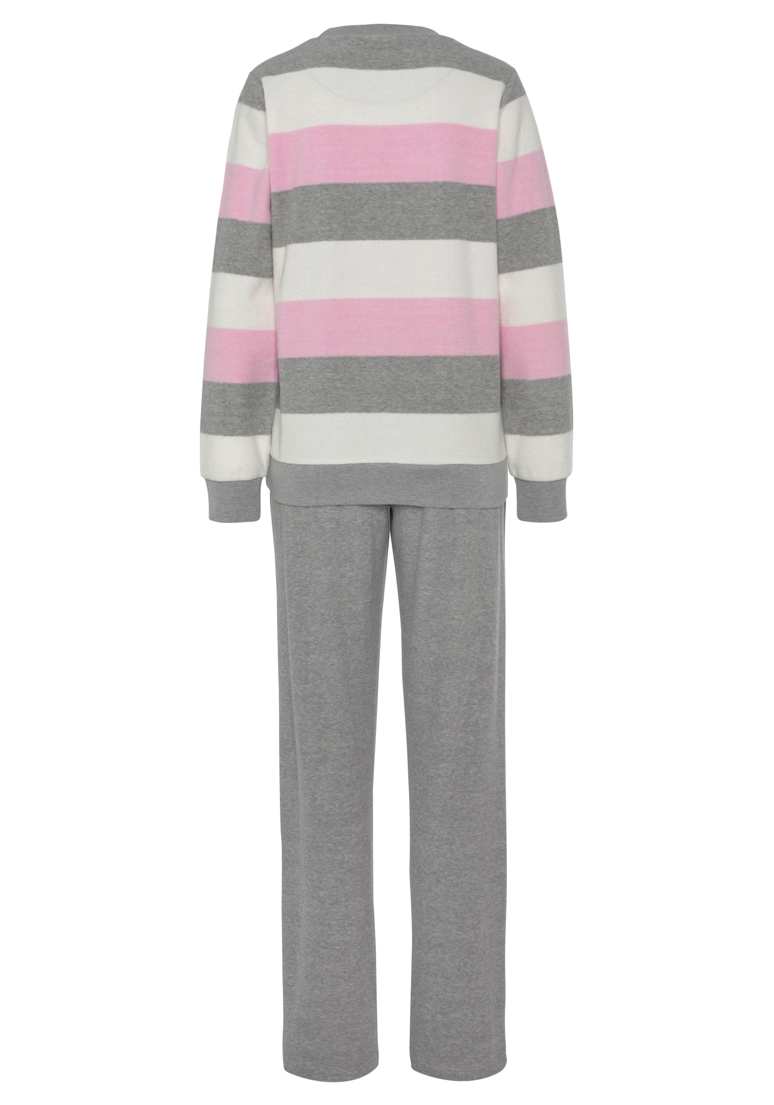 Thumbnail - Vivance Dreams Pyjama 2 Stk. tlg., aus weichem Frottée und mit Colorblock Streifen