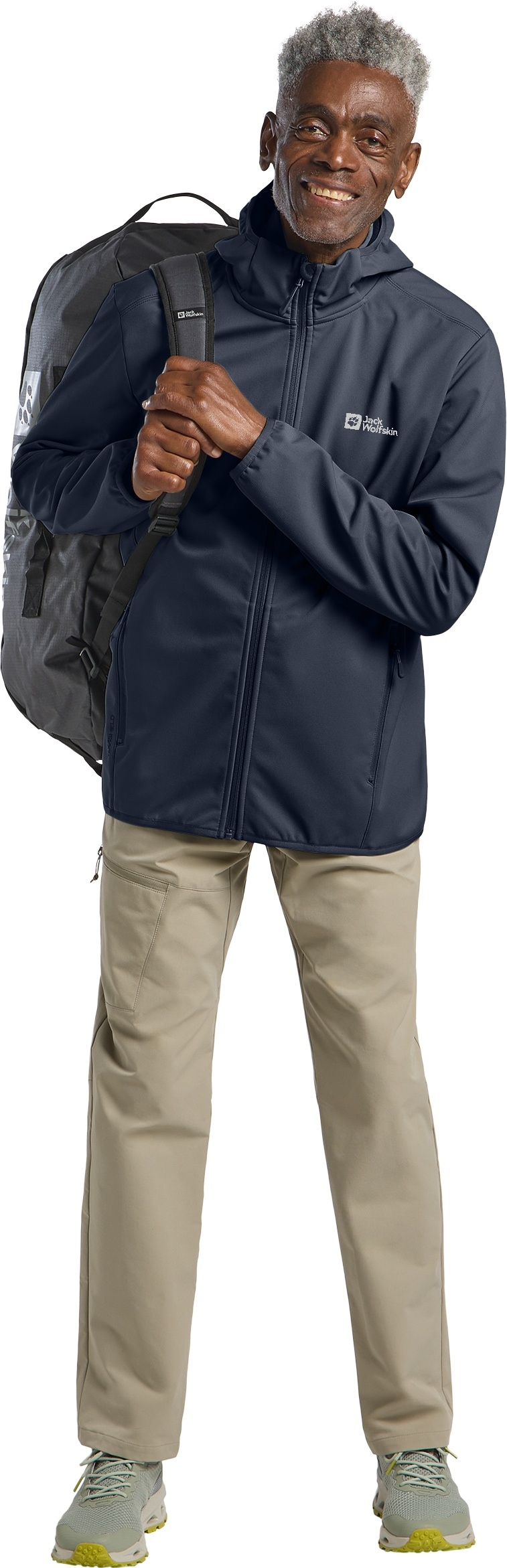 Jack Wolfskin Softshelljacke »BORNBERG HOODY M«, mit Kapuze
