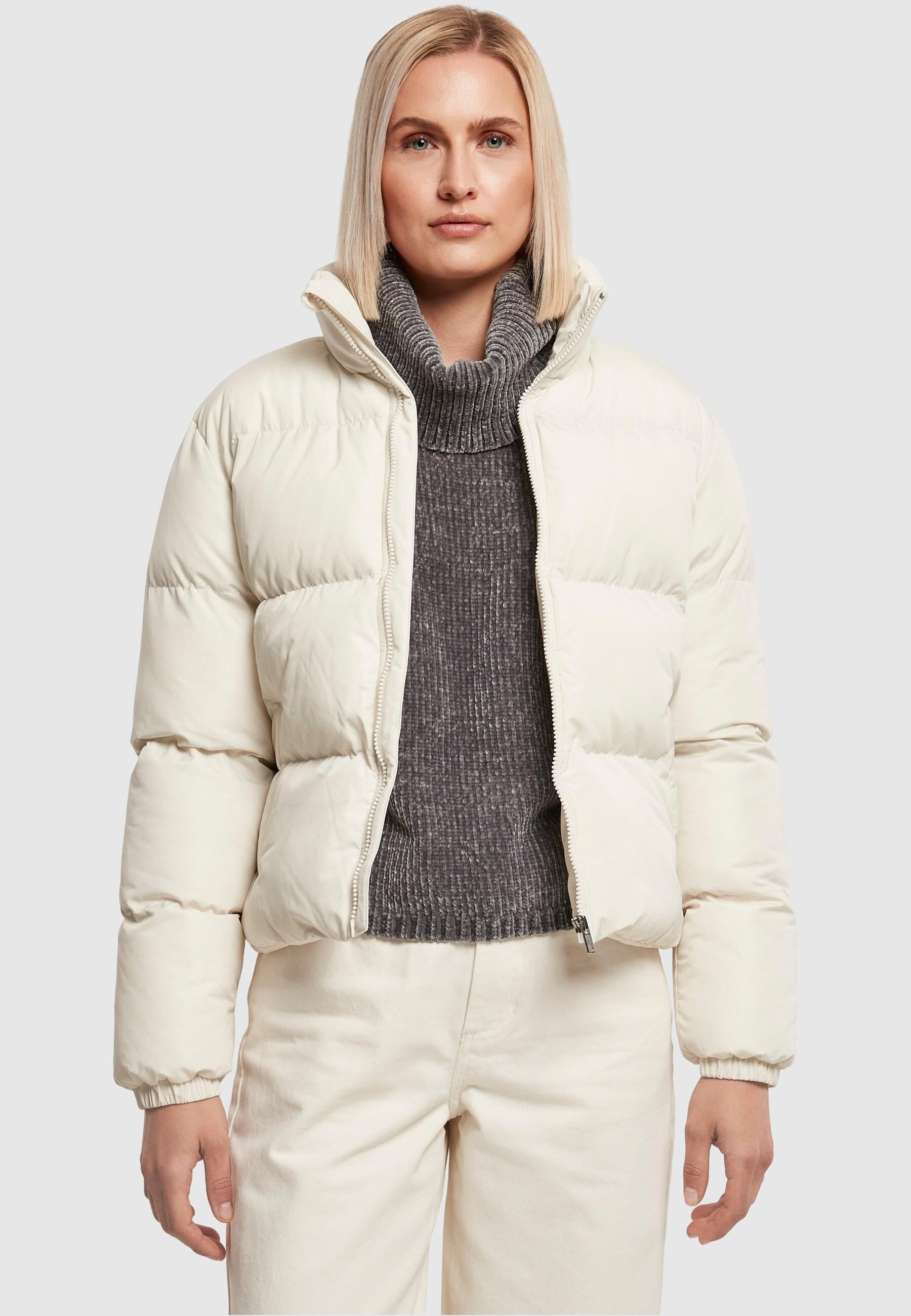 Ladies cream 2025 padded jacket