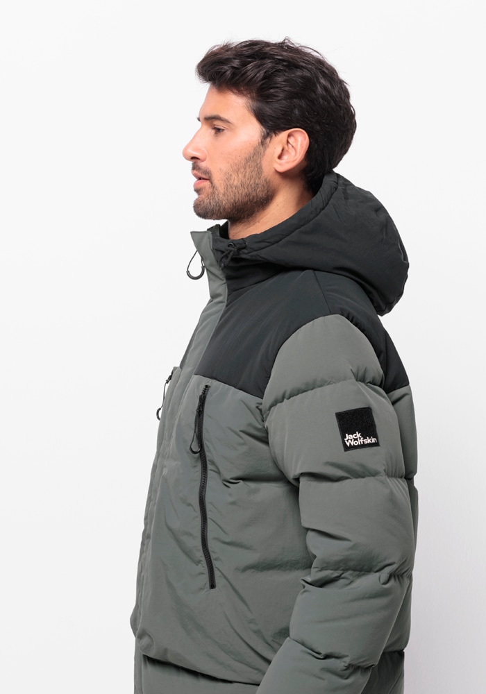 Jack Wolfskin Daunenjacke »DELLBRUECK LONG JKT«, mit Kapuze