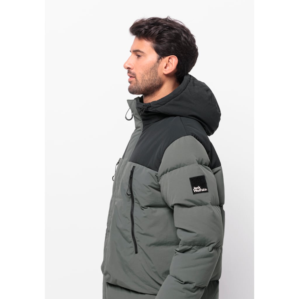 Jack Wolfskin Daunenjacke »DELLBRUECK LONG JKT«, mit Kapuze