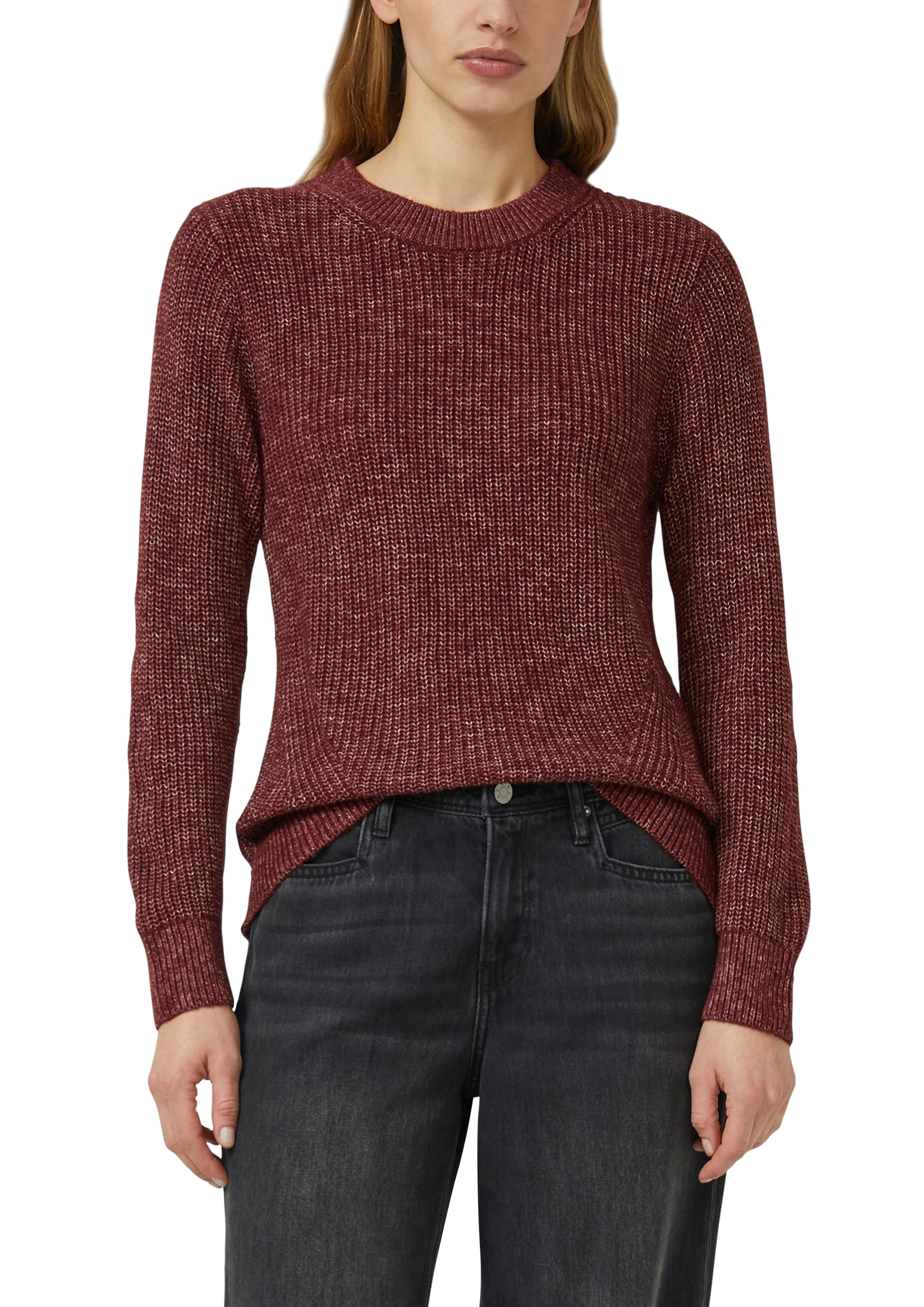 s.Oliver Strickpullover aus Wollmix und mit Strickmuster günstig online kaufen