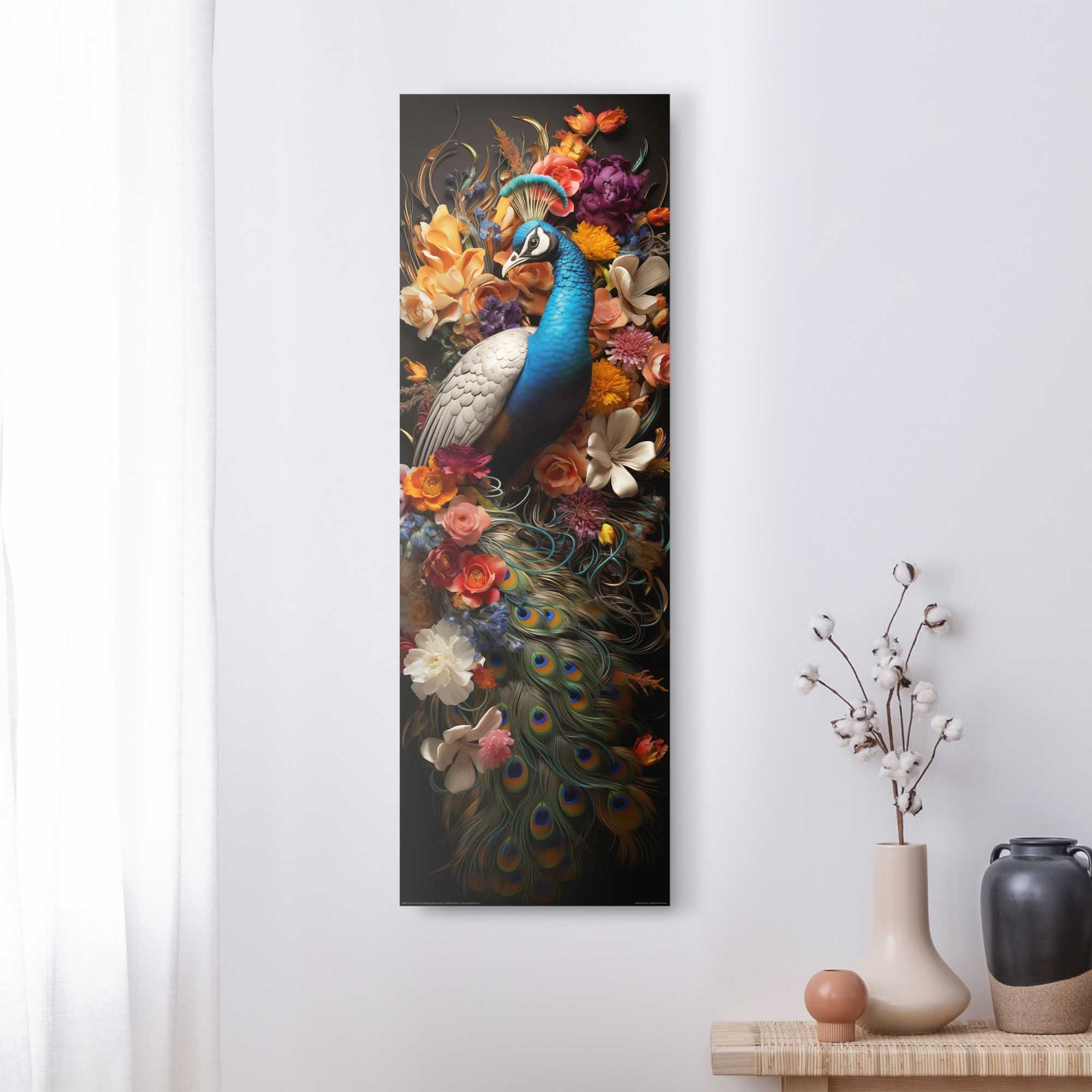 Reinders Deco-Panel "Colourful Peacock"