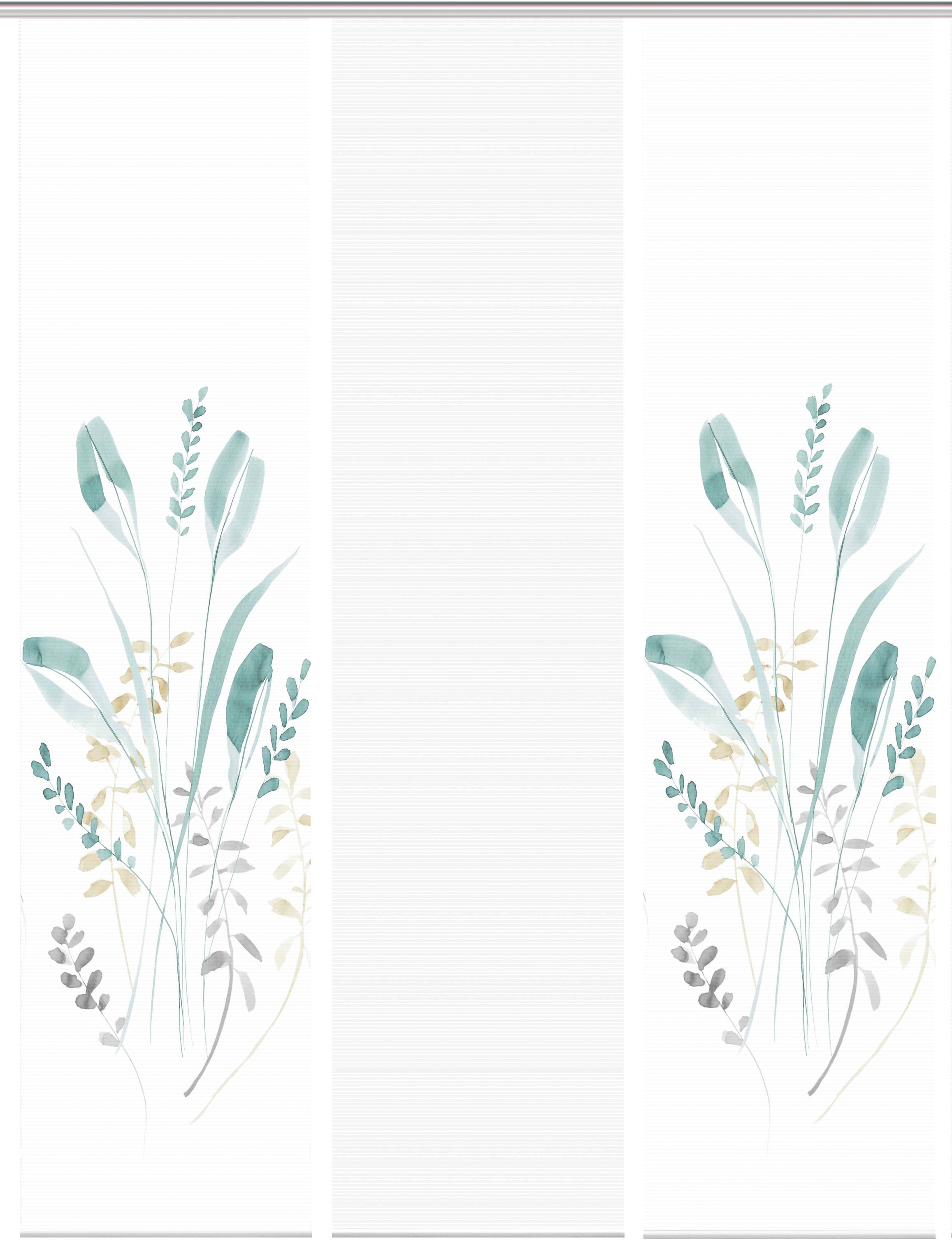 Vision S Schiebegardine »AYENE 3er SET« Paneelwagen 3 Stk. tlg. Schiebevorhang Digidruck 3er Set AYENE