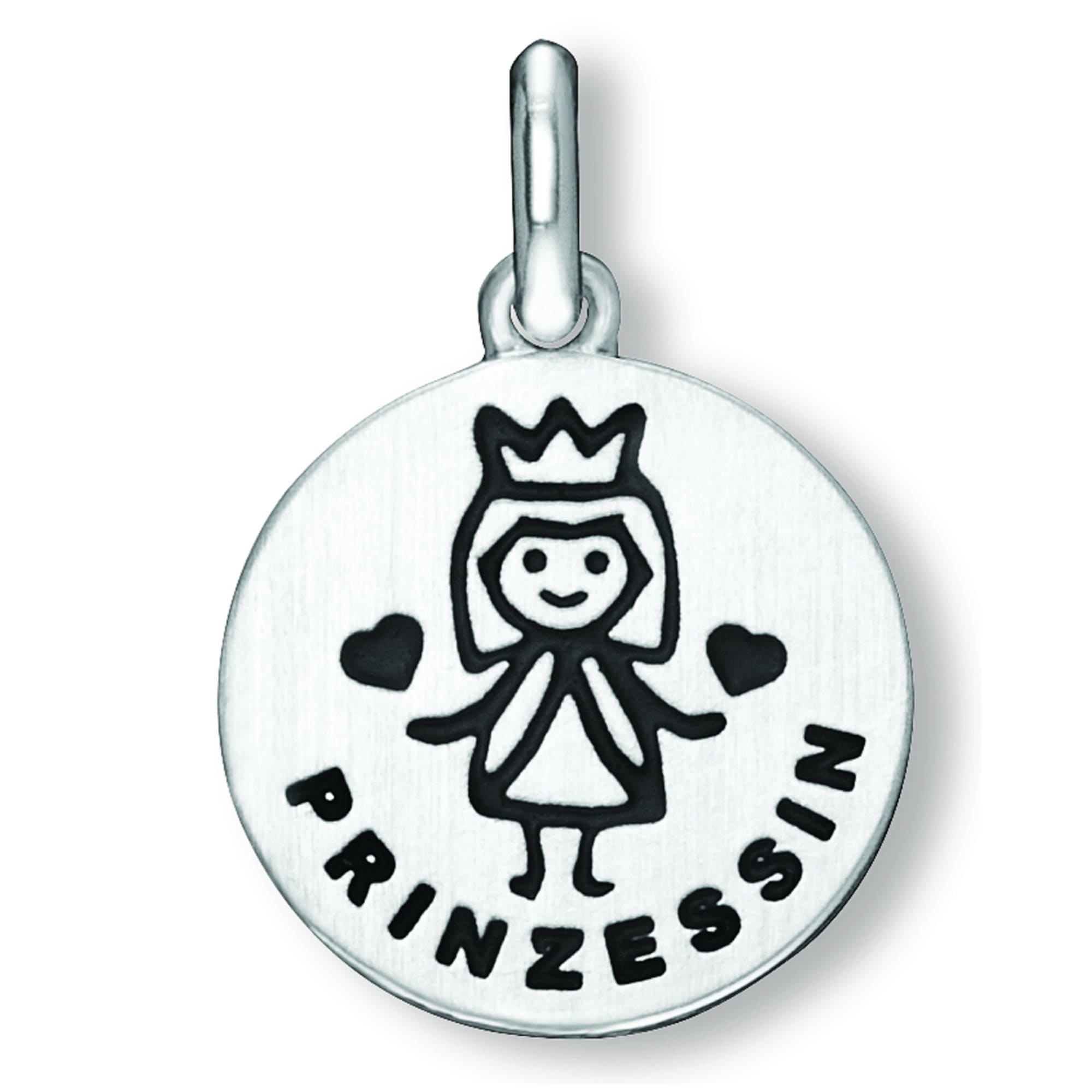 ONE ELEMENT Kettenanhänger | bestellen mm«, Schmuck aus Silber 925 12,5 Damen Prinzessin Ø Anhänger BAUR Silber »Prinzessin