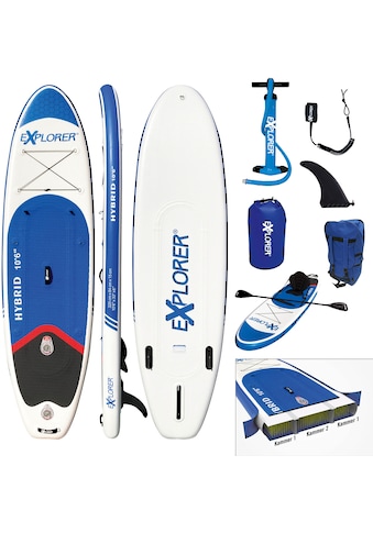 Inflatable SUP-Board »Hybrid 10.6 Doppelkammer Komplettset«, (9 tlg.)