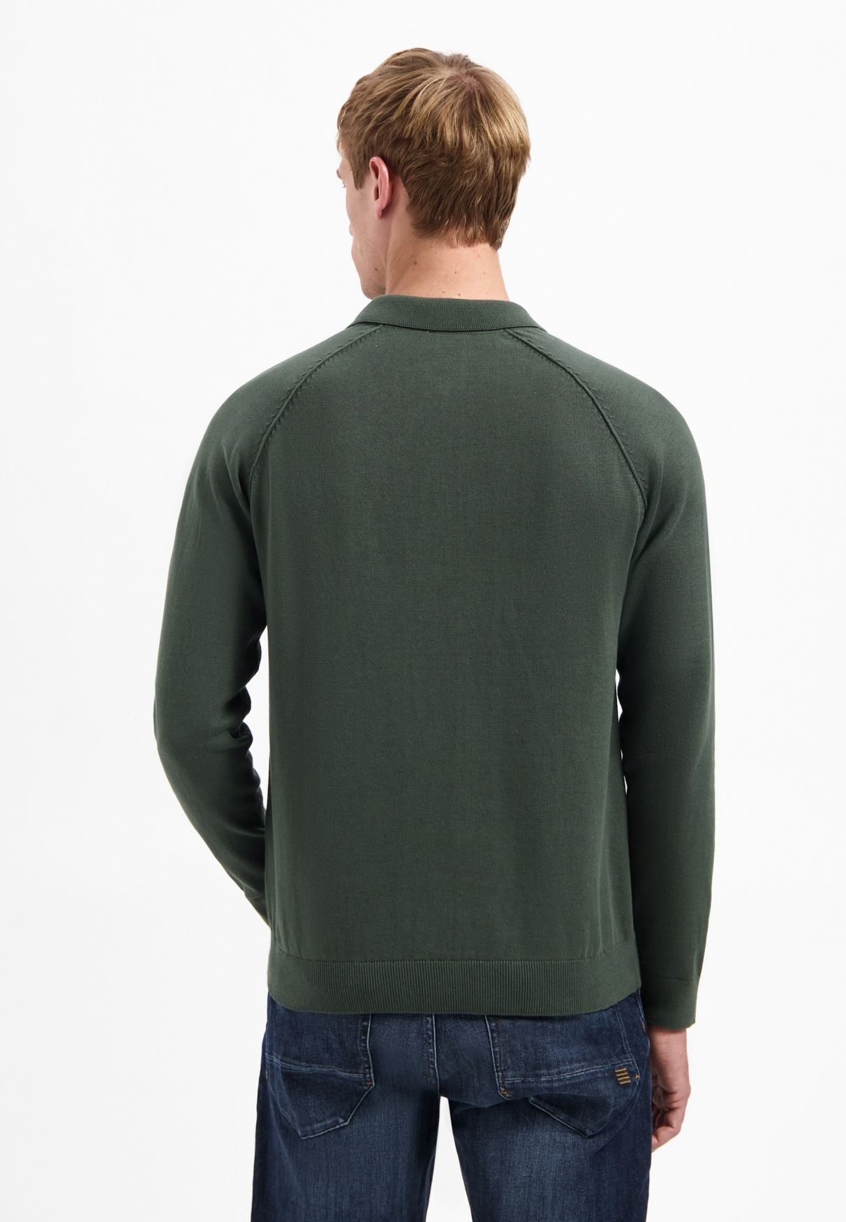 NO EXCESS Stehkragenpullover "No Excess Half-Zip-Polo-Pullover Pullover Pol günstig online kaufen