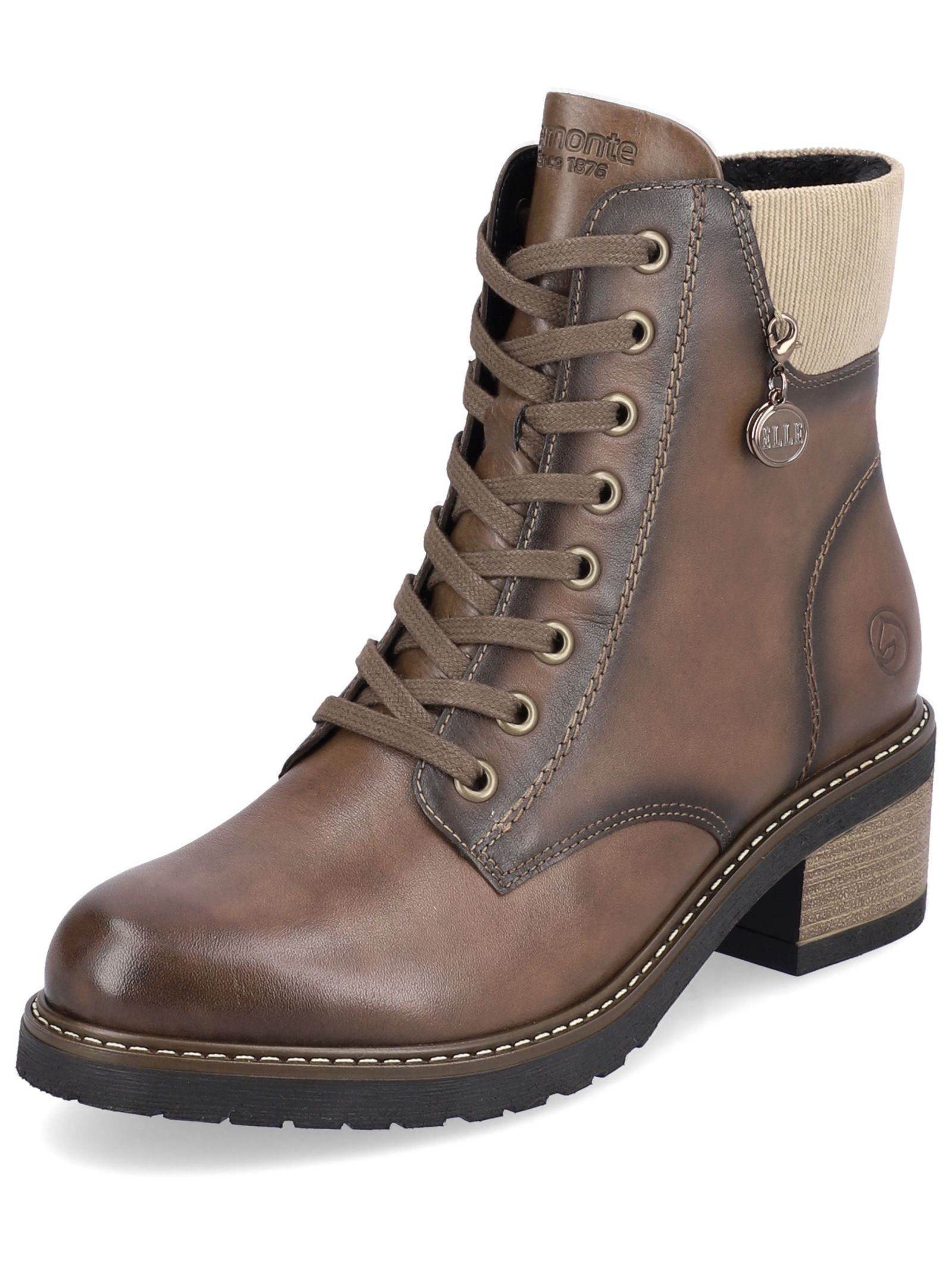 Remonte Schnürstiefelette "Remonte Stiefelette Glattleder" günstig online kaufen