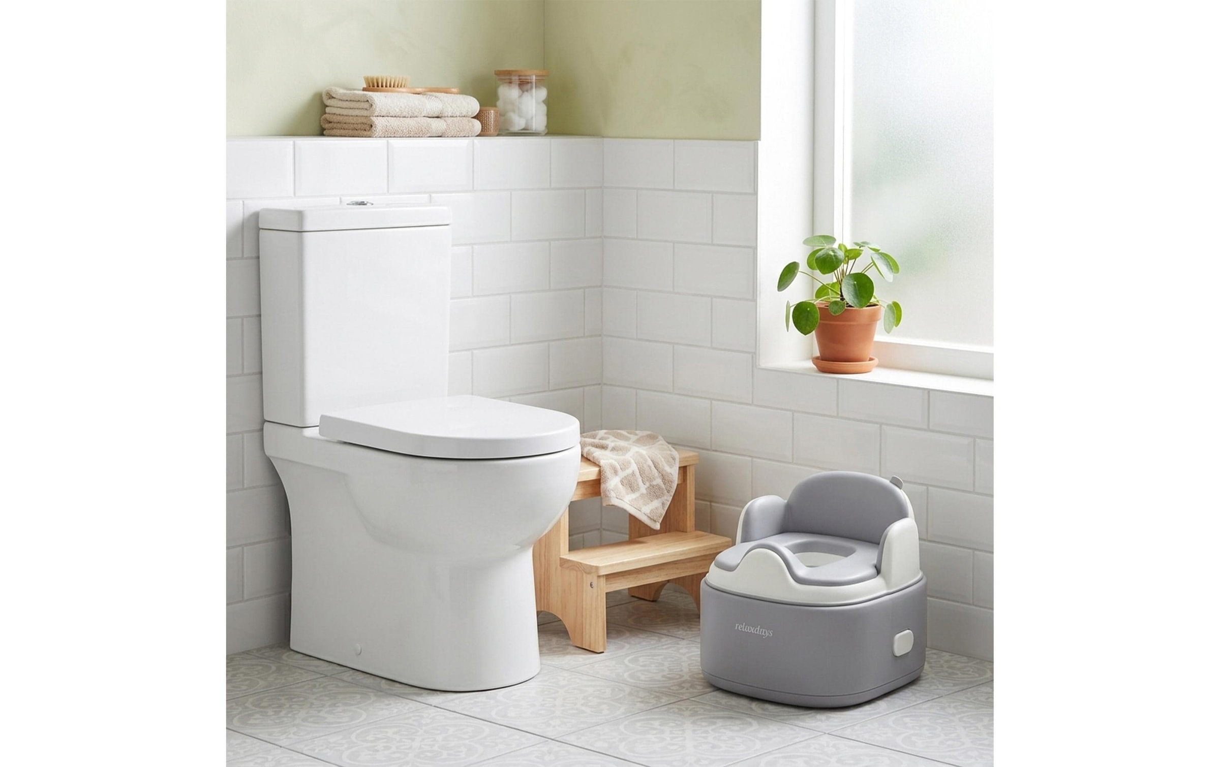 relaxdays Kinder-WC »4-in-1«
