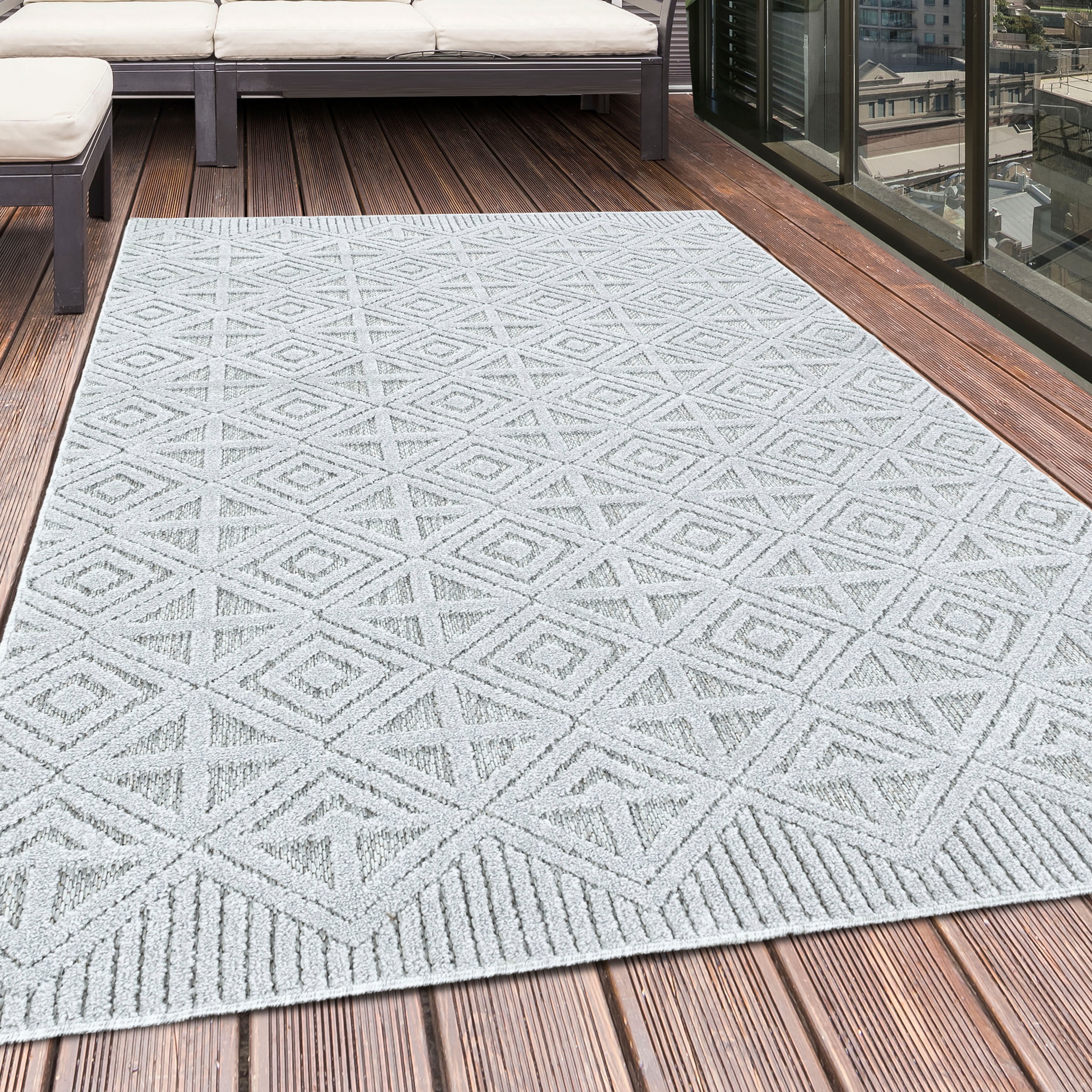 Ayyildiz Teppiche Teppich "BAHAMA 5156" rechteckig 8 mm Höhe Läufer, Flachf günstig online kaufen