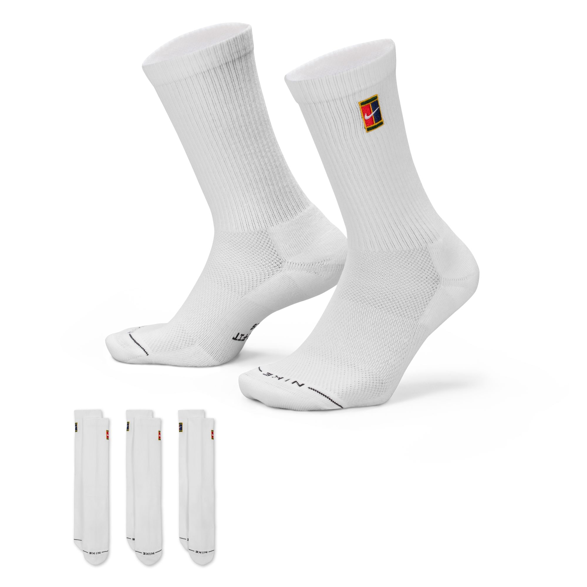 Nike Sportsocken »U NK ED ELVD CRW 3P TENNIS 144« für sportliche Aktivitäten, sportlicher Stil, 3 Paar im Set