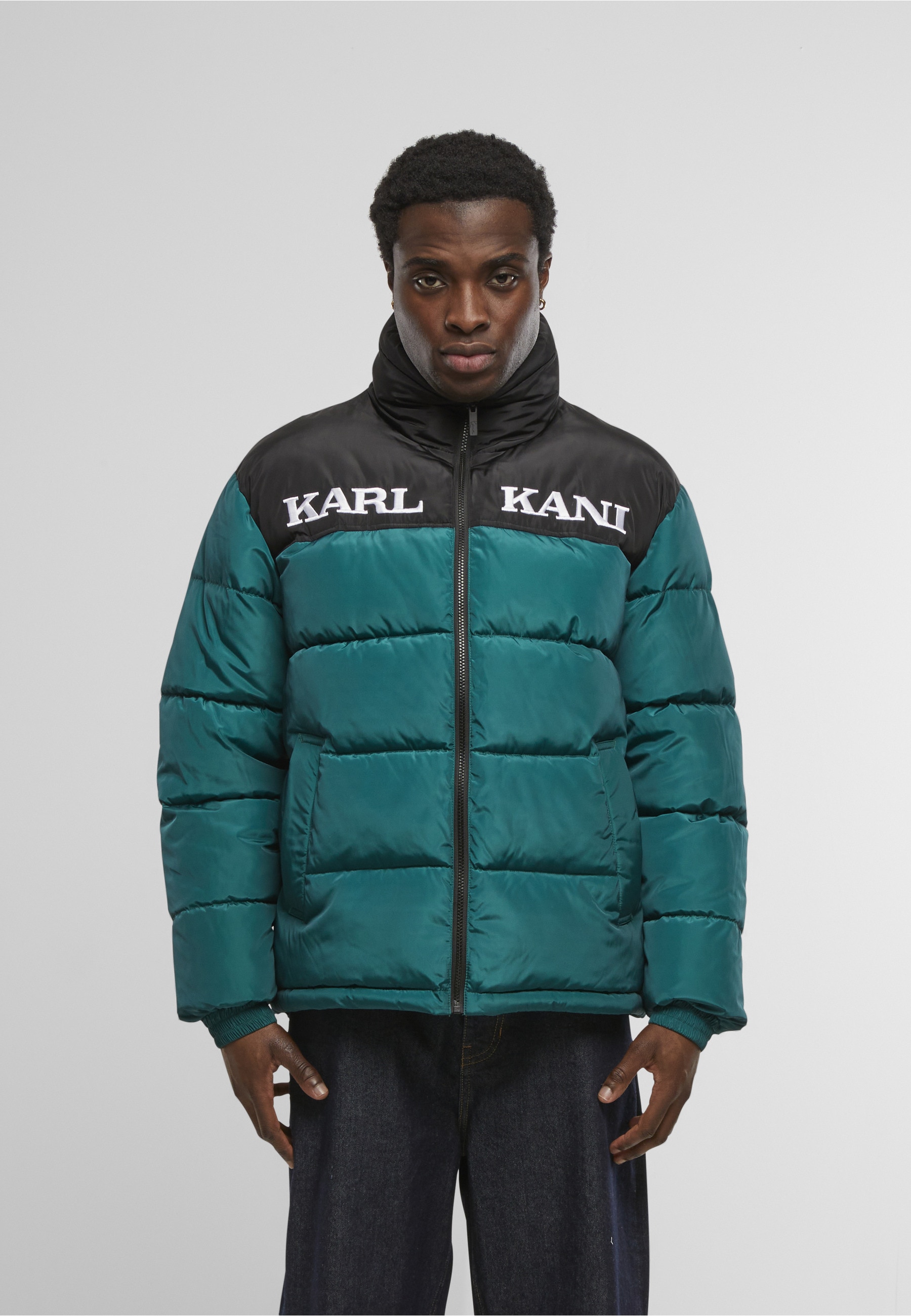 Karl Kani Winterjacke »Karl Kani Retro Essential Puffer Jacket« 1 Stk. tlg. ohne Kapuze