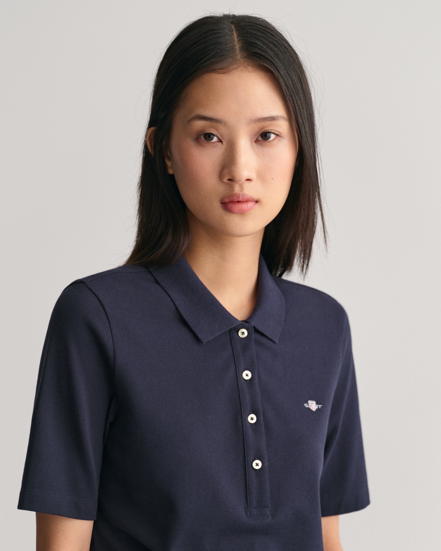 GANT Regular Shield T-Shirt Dam, EVENING BLUE, L 6