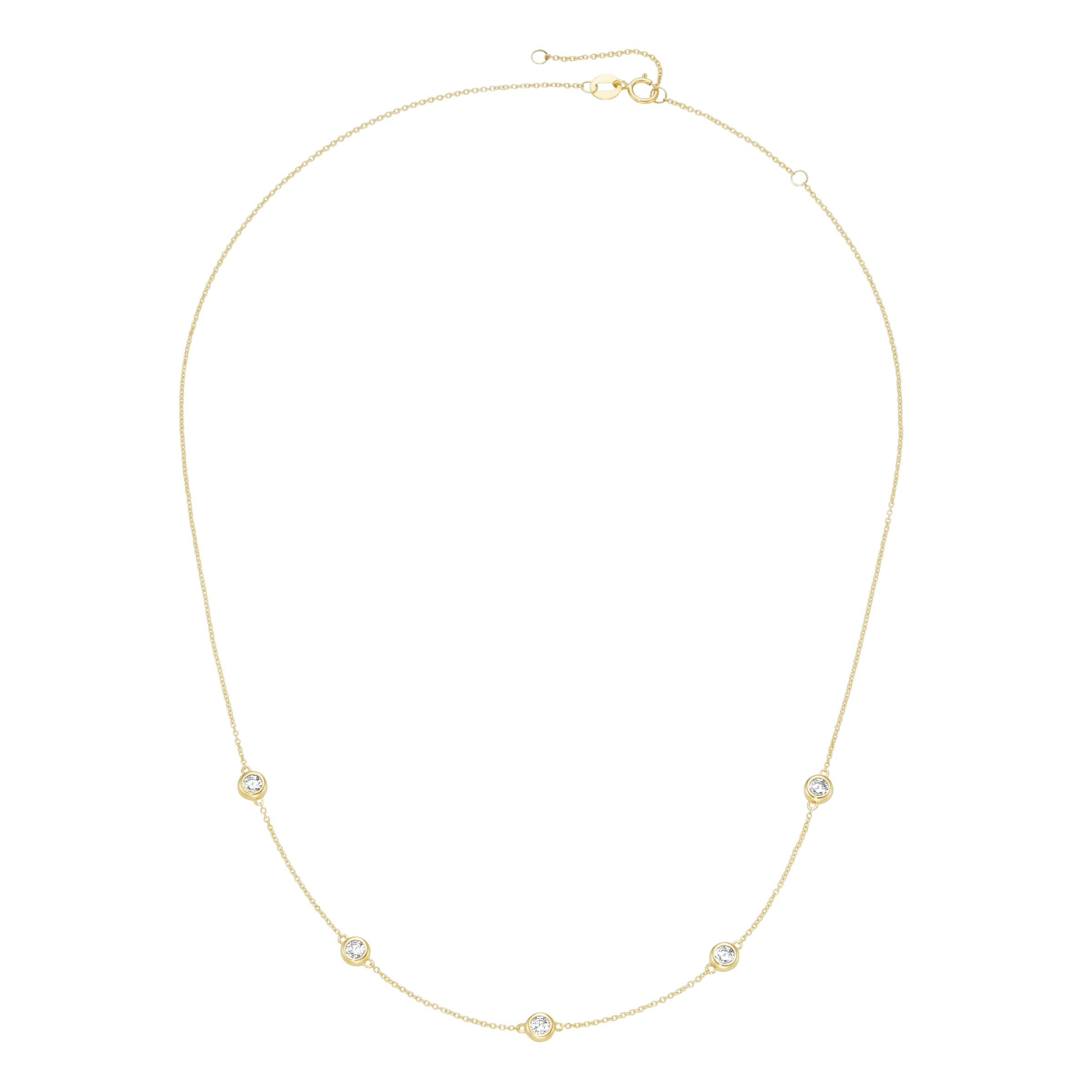 Luigi Merano Goldkette »Ankerkette mit Zirkonia, Gold 375«