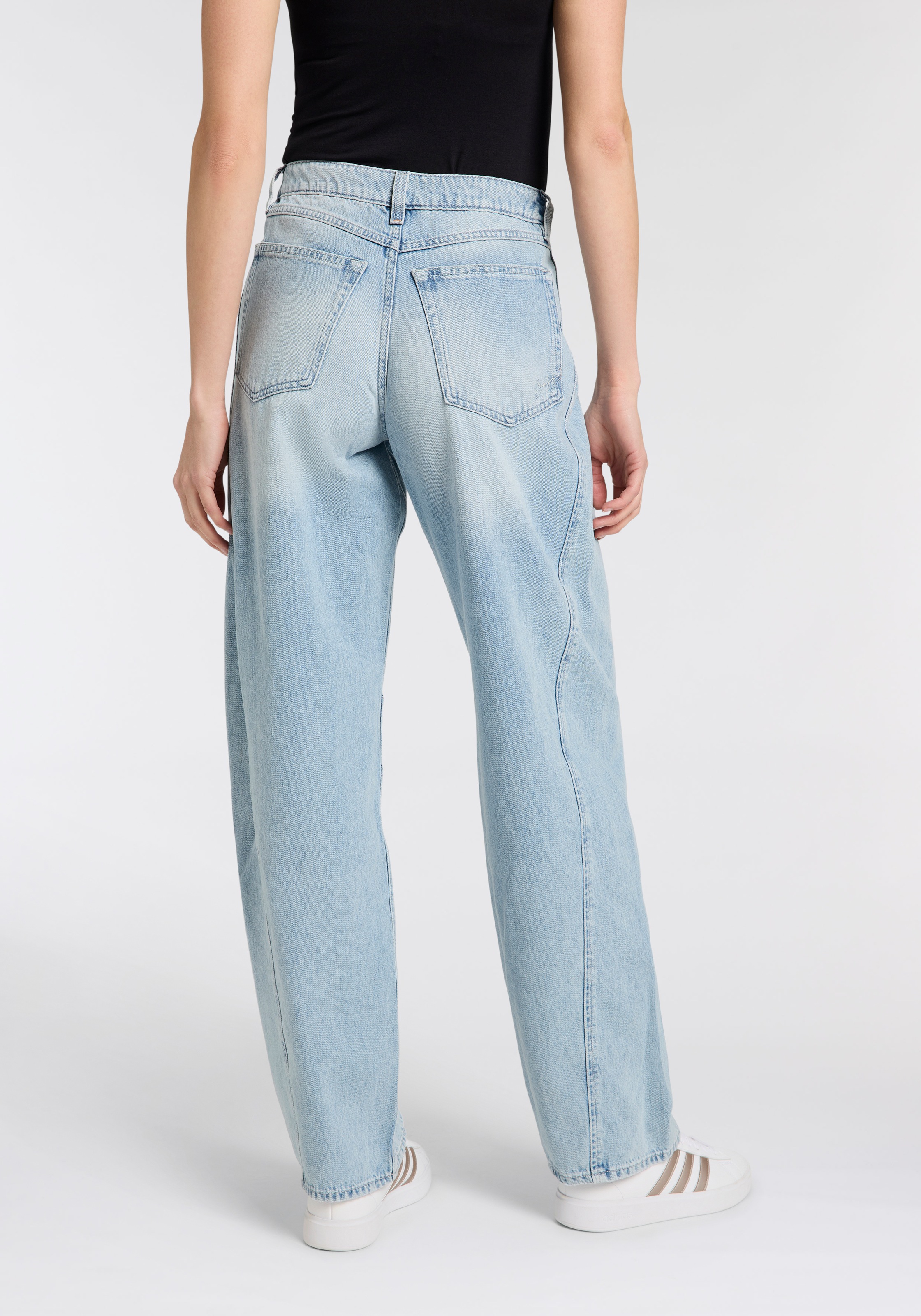 BOSS ORANGE High-waist-Jeans "Baloon High Rise Premium Damenmode", im Ballo günstig online kaufen