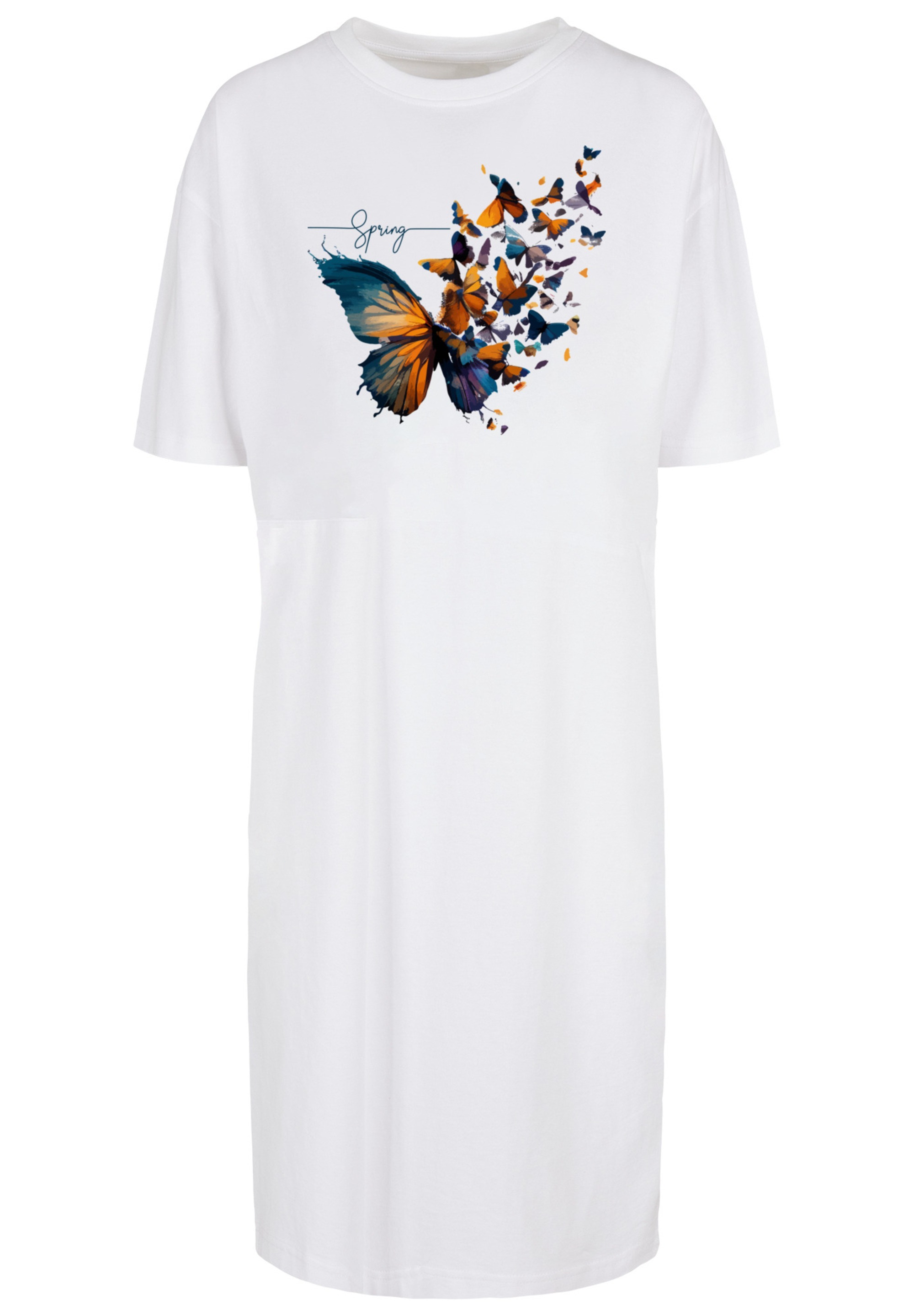 F4NT4STIC Shirtkleid »Schmetterling Frühlings Oversize Kleid«, Print