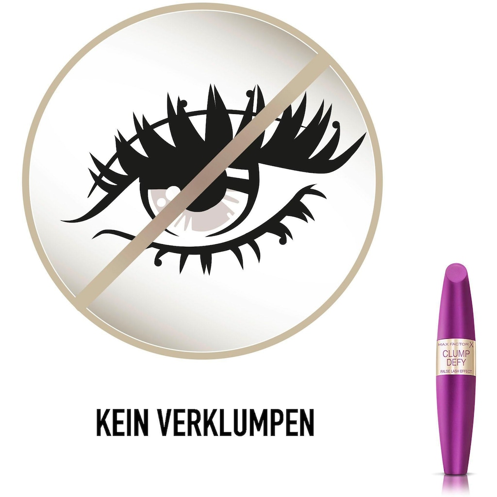 MAX FACTOR Mascara »Clump Defy False Lash Effect«