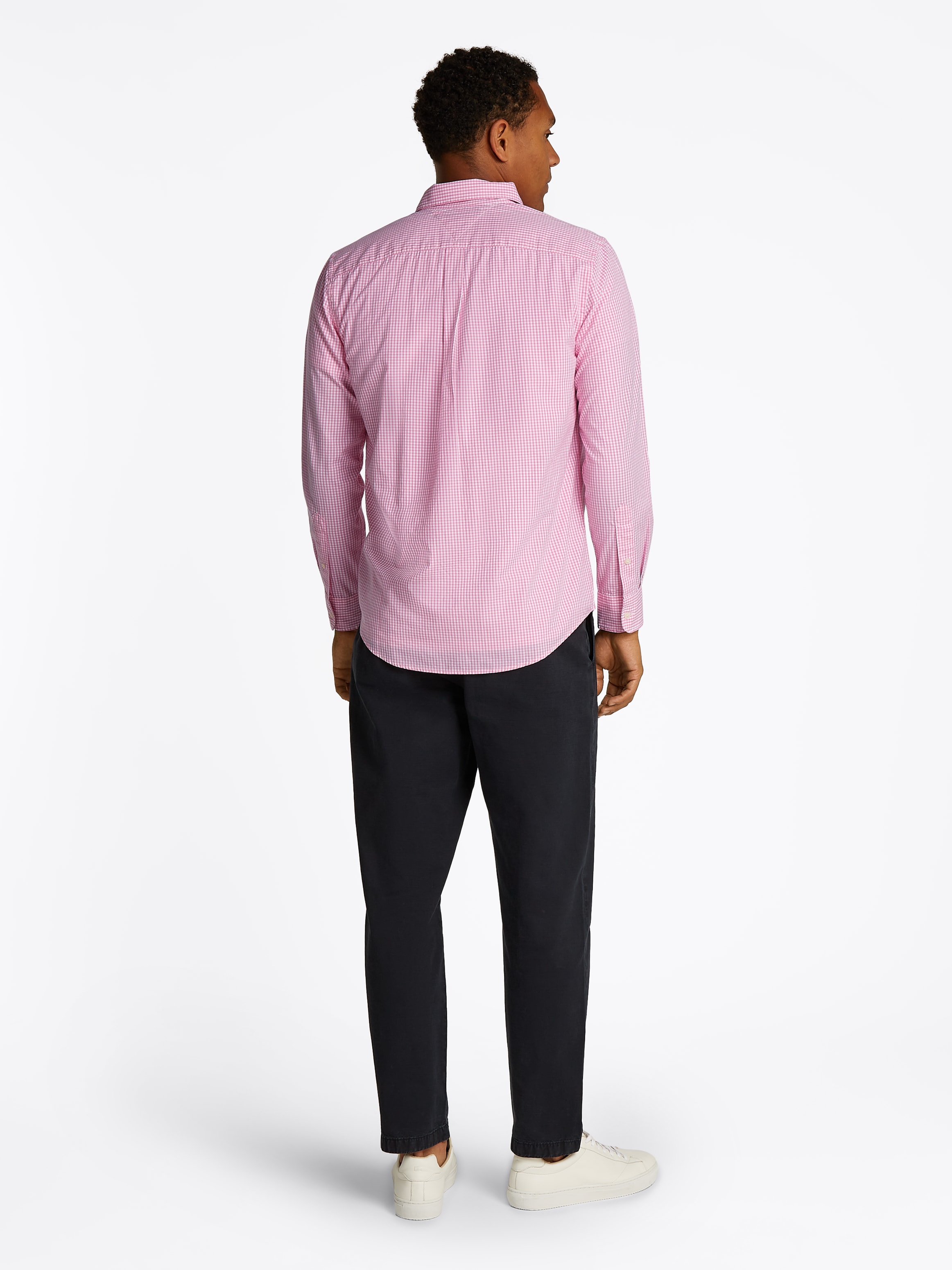 Tommy Hilfiger Businesshemd »FLEX POPLIN GINGHAM RF SHIRT«, mit Karomuster