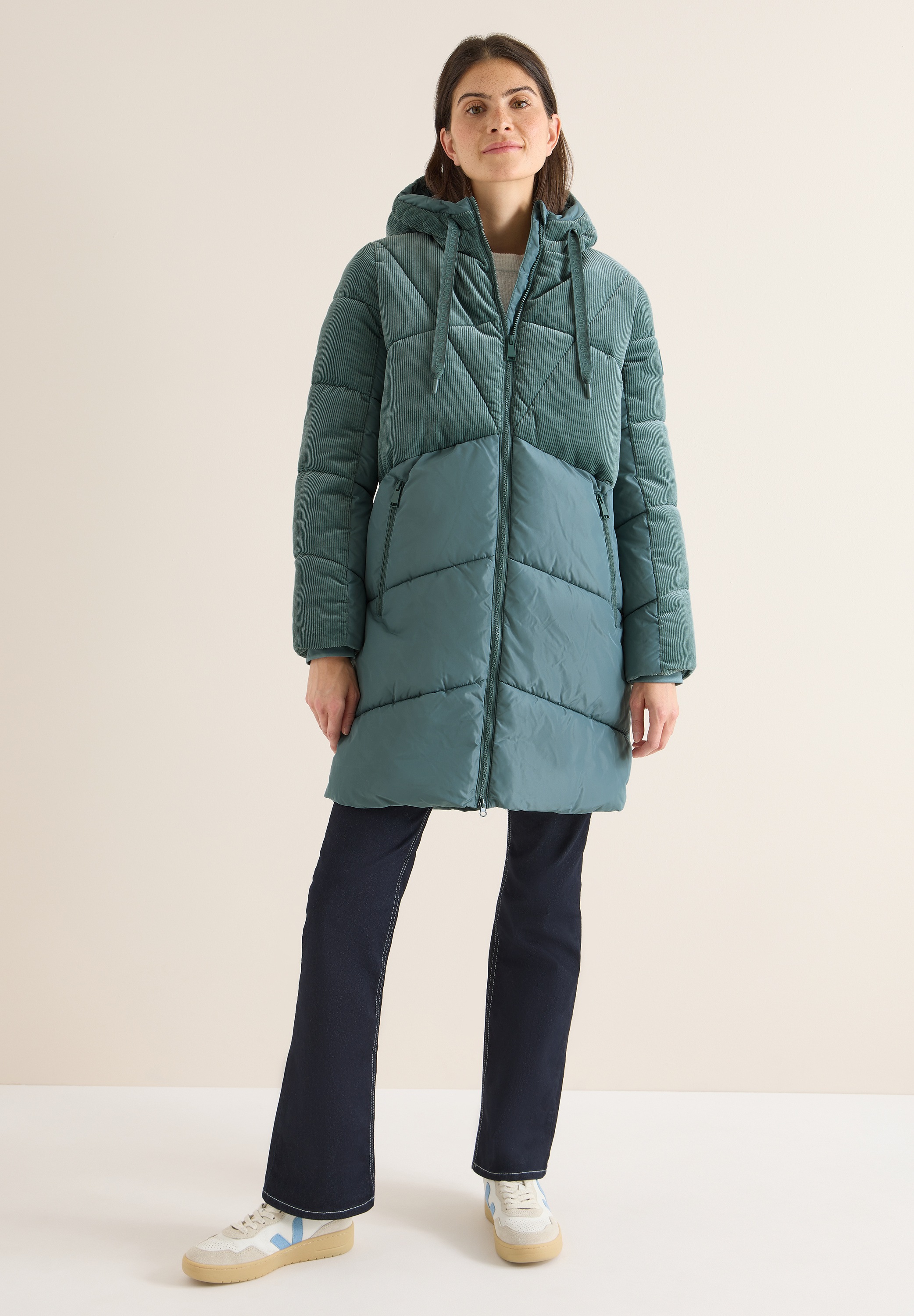 Cecil Steppmantel mit 2-Wege Reißverschluss