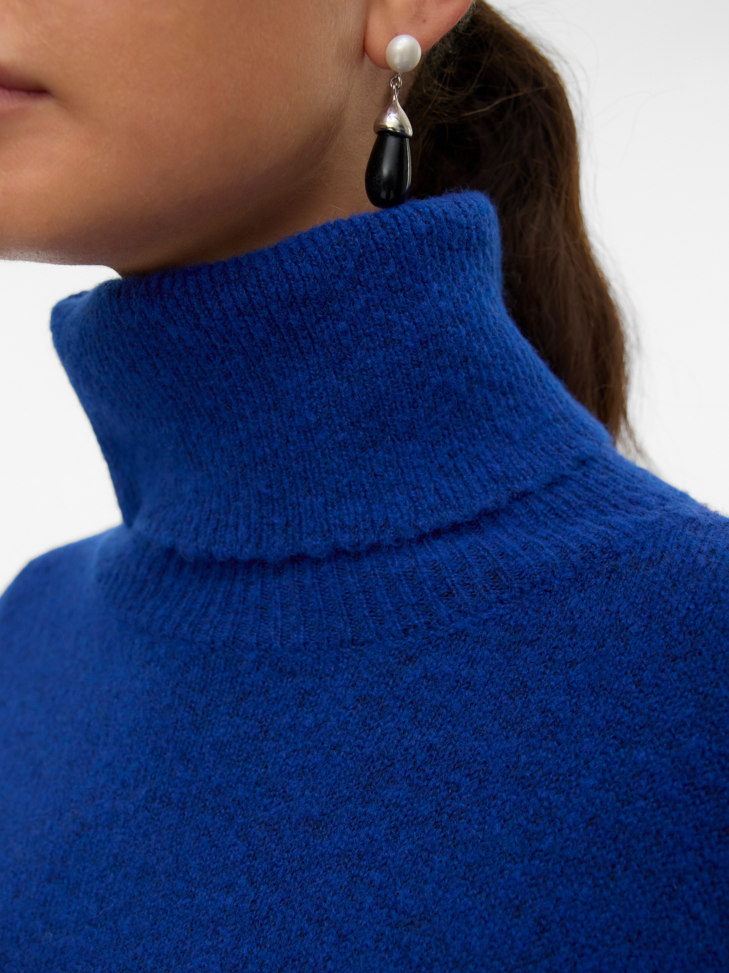 Thumbnail - Vero Moda Strickkleid "VMAQUARIUS LS ROLLNECK SHORT DRESS BF"