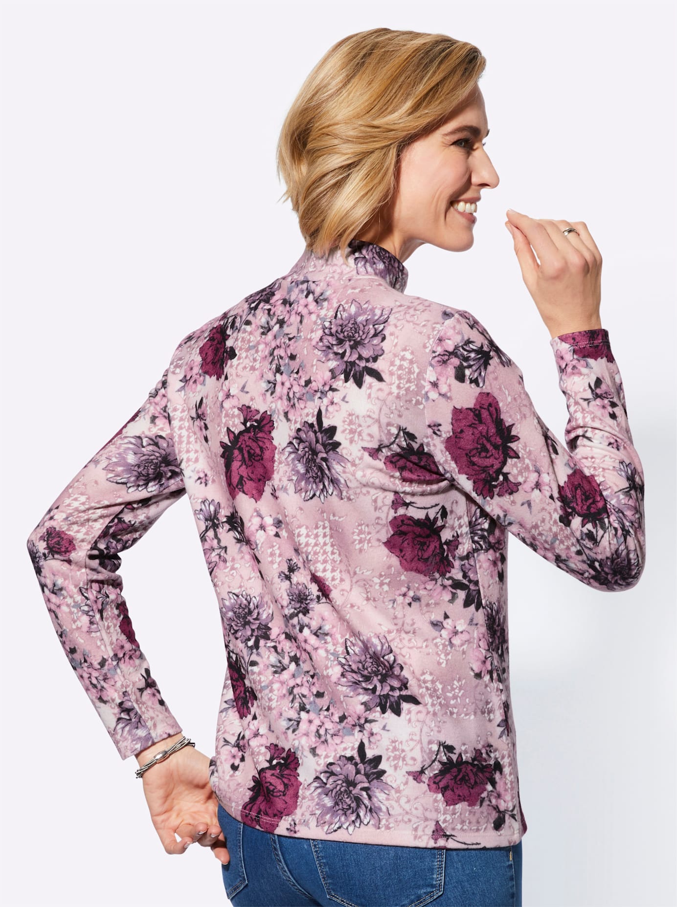 Thumbnail - Classic Basics Stehkragenshirt "Winter-Shirt" 1 Stk.