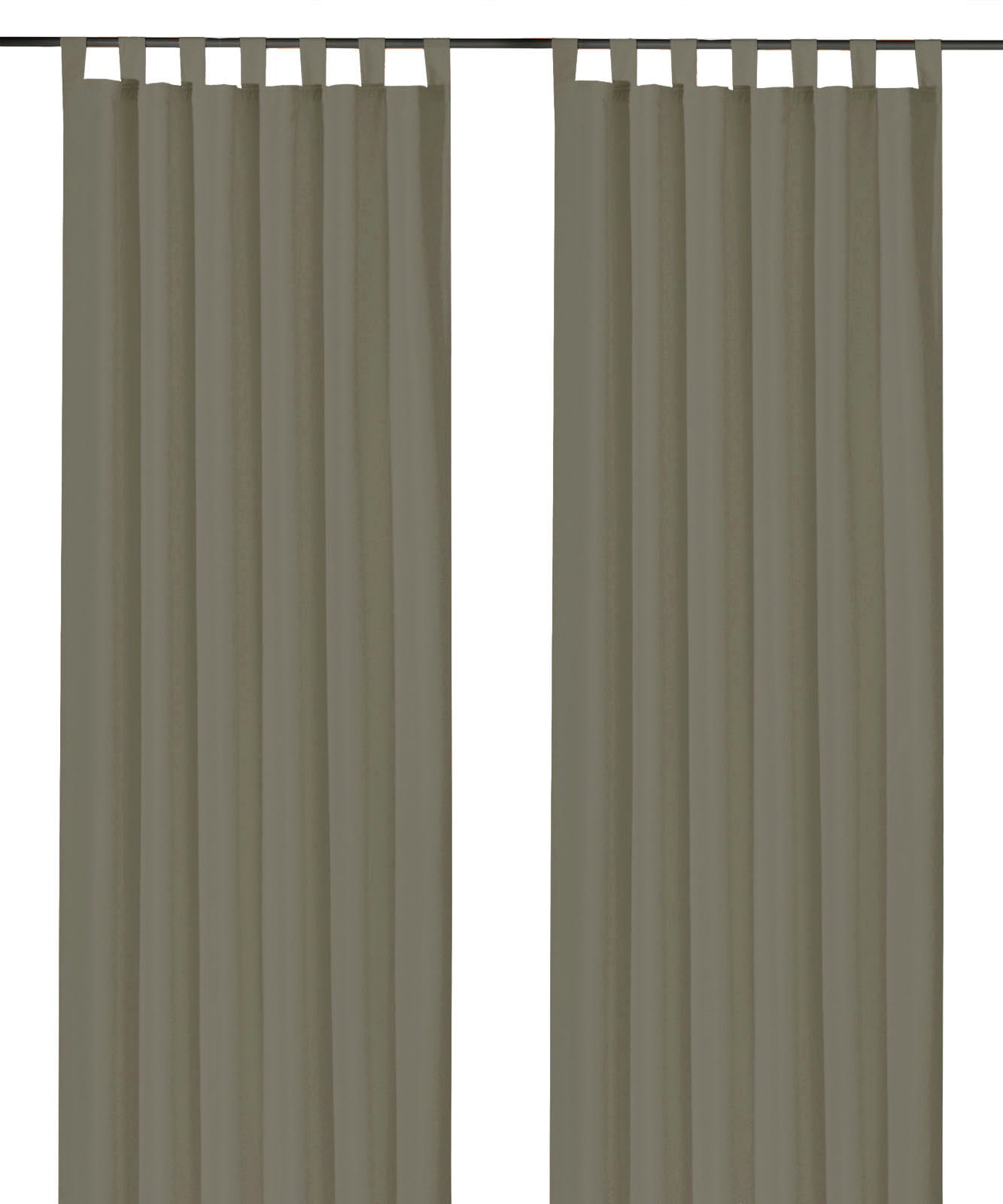 Weckbrodt Vorhang "Vito" Schlaufen 1 Stk. tlg. Microvelour, blickdicht, Uni günstig online kaufen