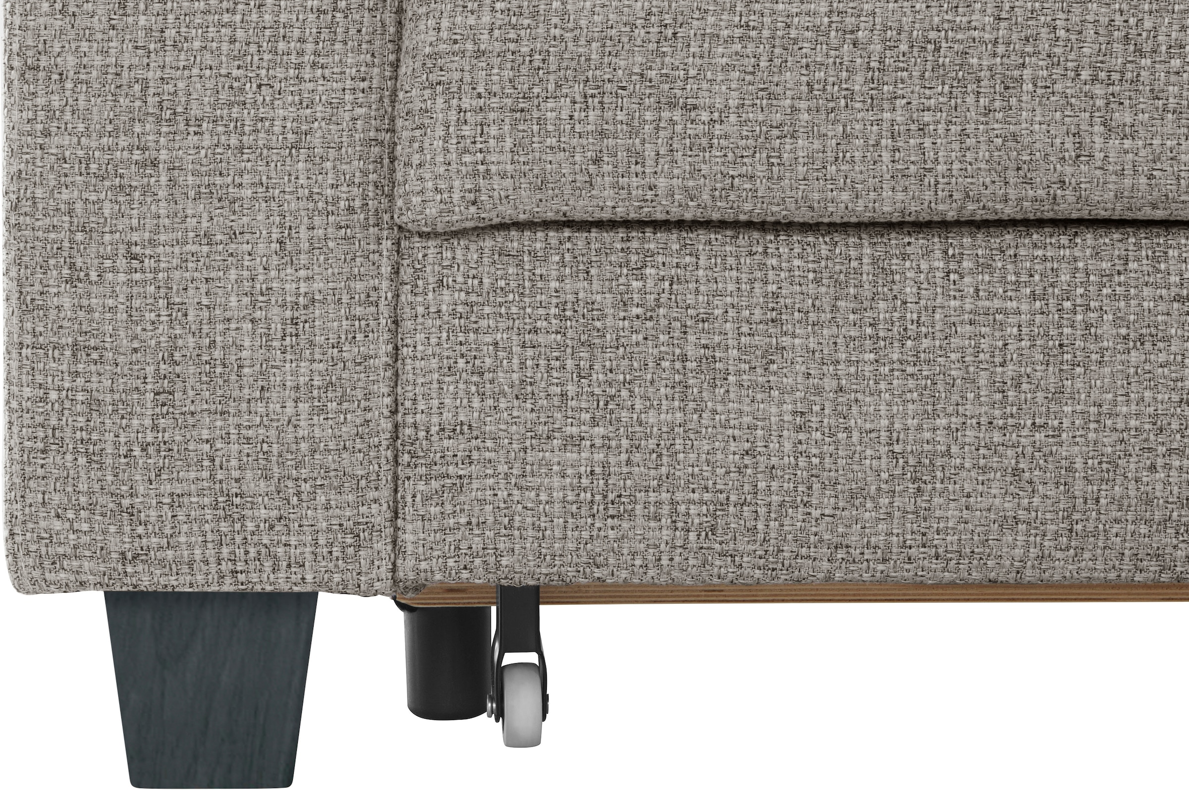 TRENDMANUFAKTUR Ecksofa »Chamber, zeitlos und modern, hoher Sitzkomfort, L-Form«, wahlweise mit Schlaffunktion