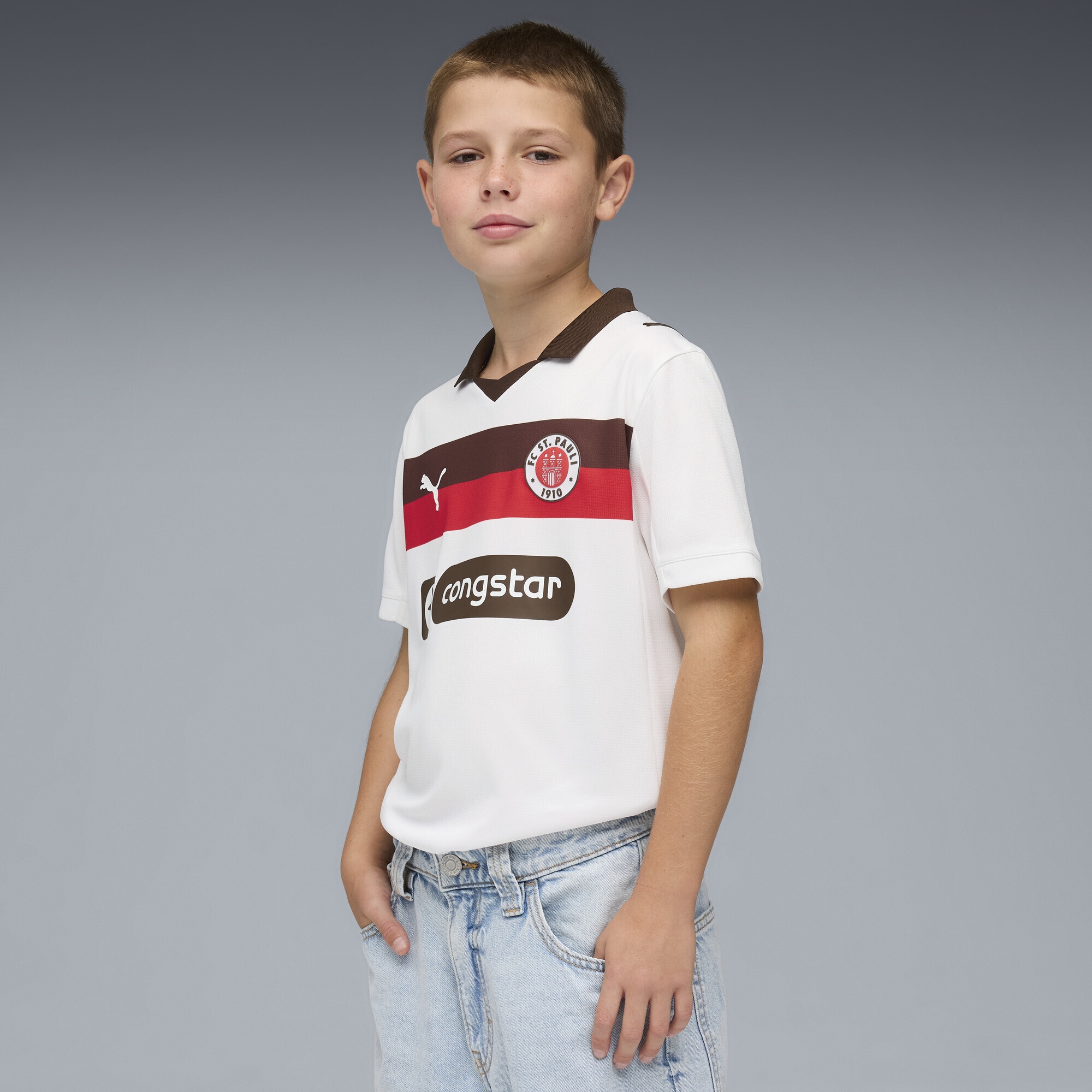 PUMA Poloshirt »FC St. Pauli 25/26 Auswärtstrikot Jugendliche«