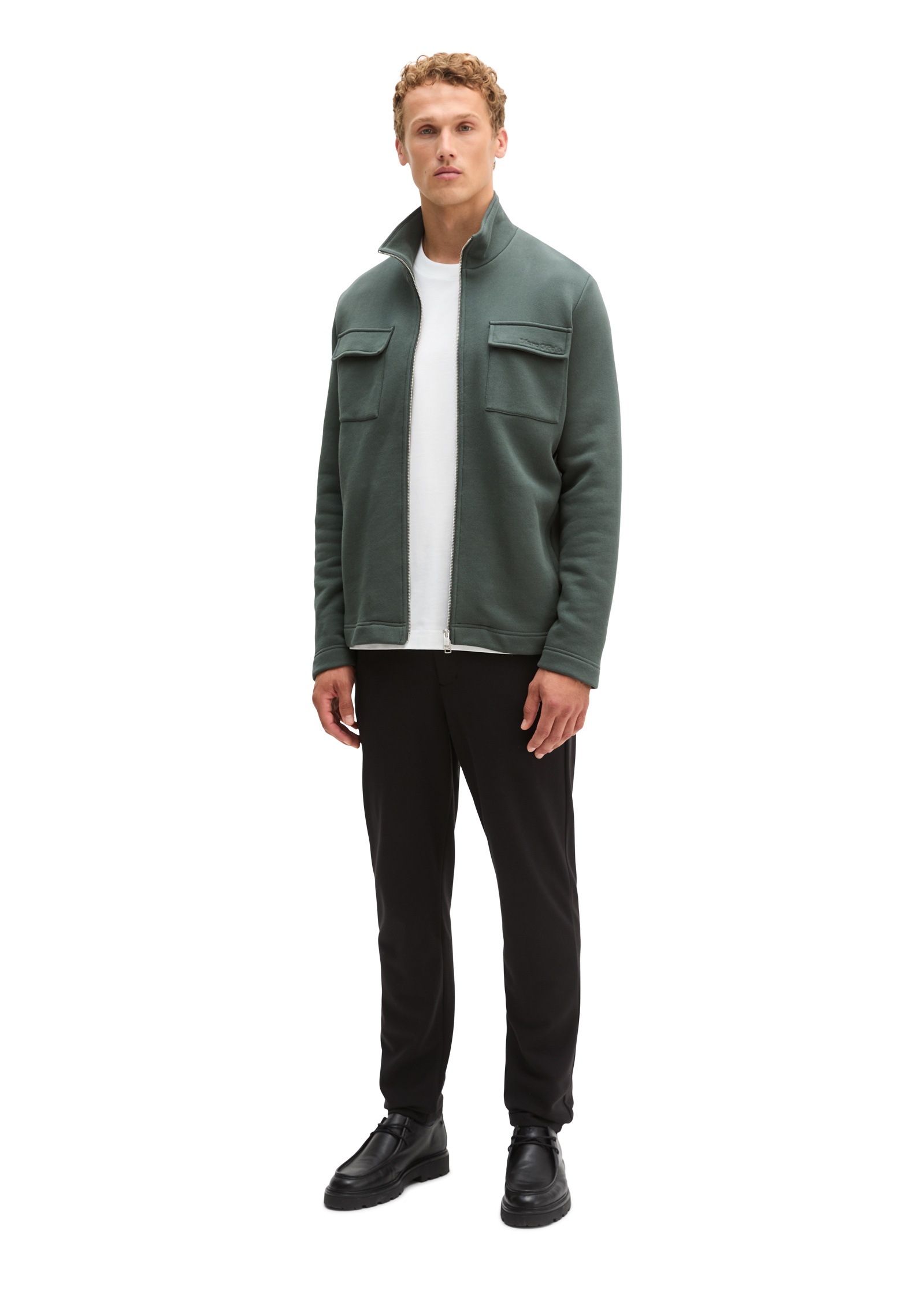 Marc O'Polo Sweatjacke »aus reiner Bio-Baumwolle«