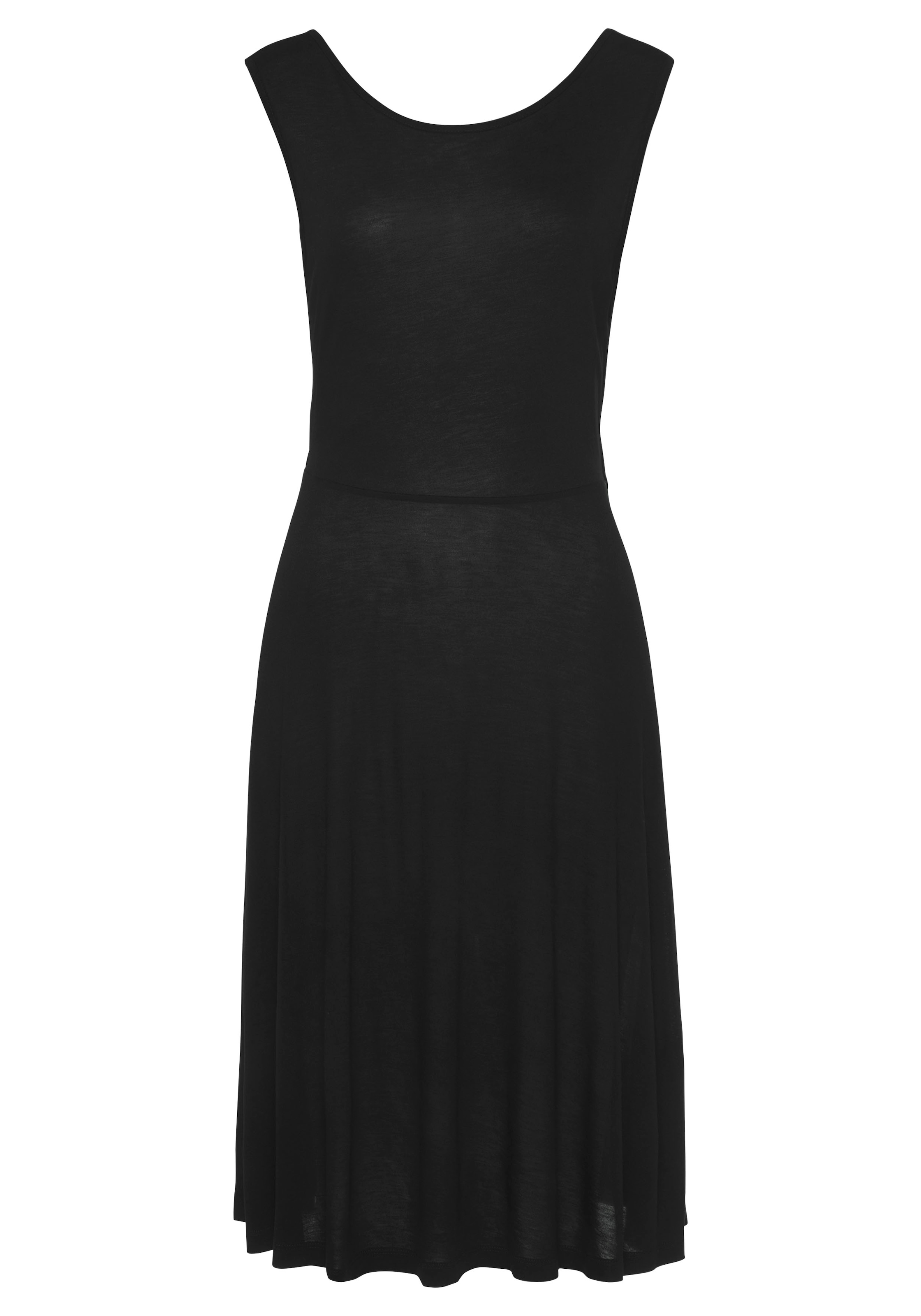 LASCANA Jerseykleid, mit Rückenausschnitt, Sommerkleid mit Cut-Outs, Basic günstig online kaufen