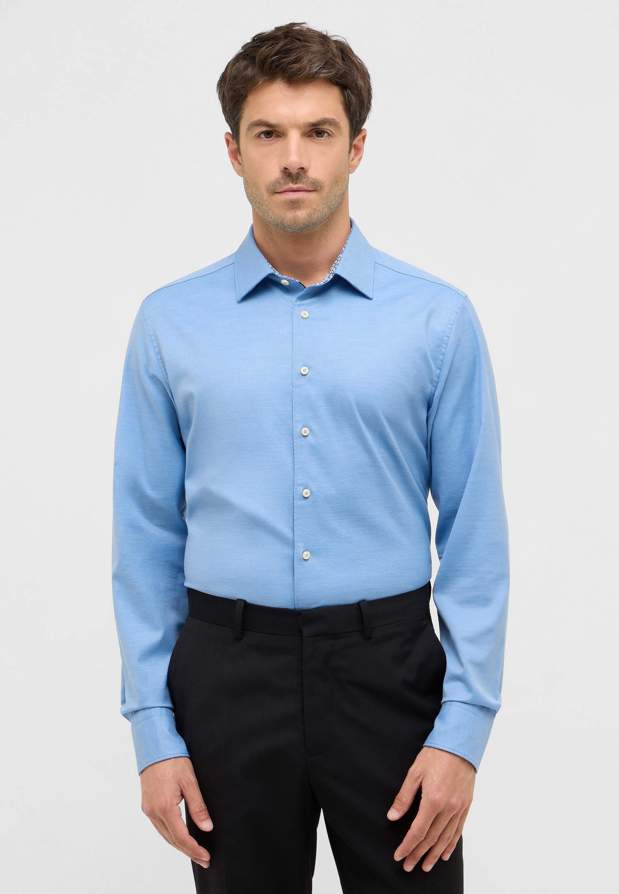 Eterna Langarmhemd "SLIM FIT", EASY IRON (bügelleicht) günstig online kaufen