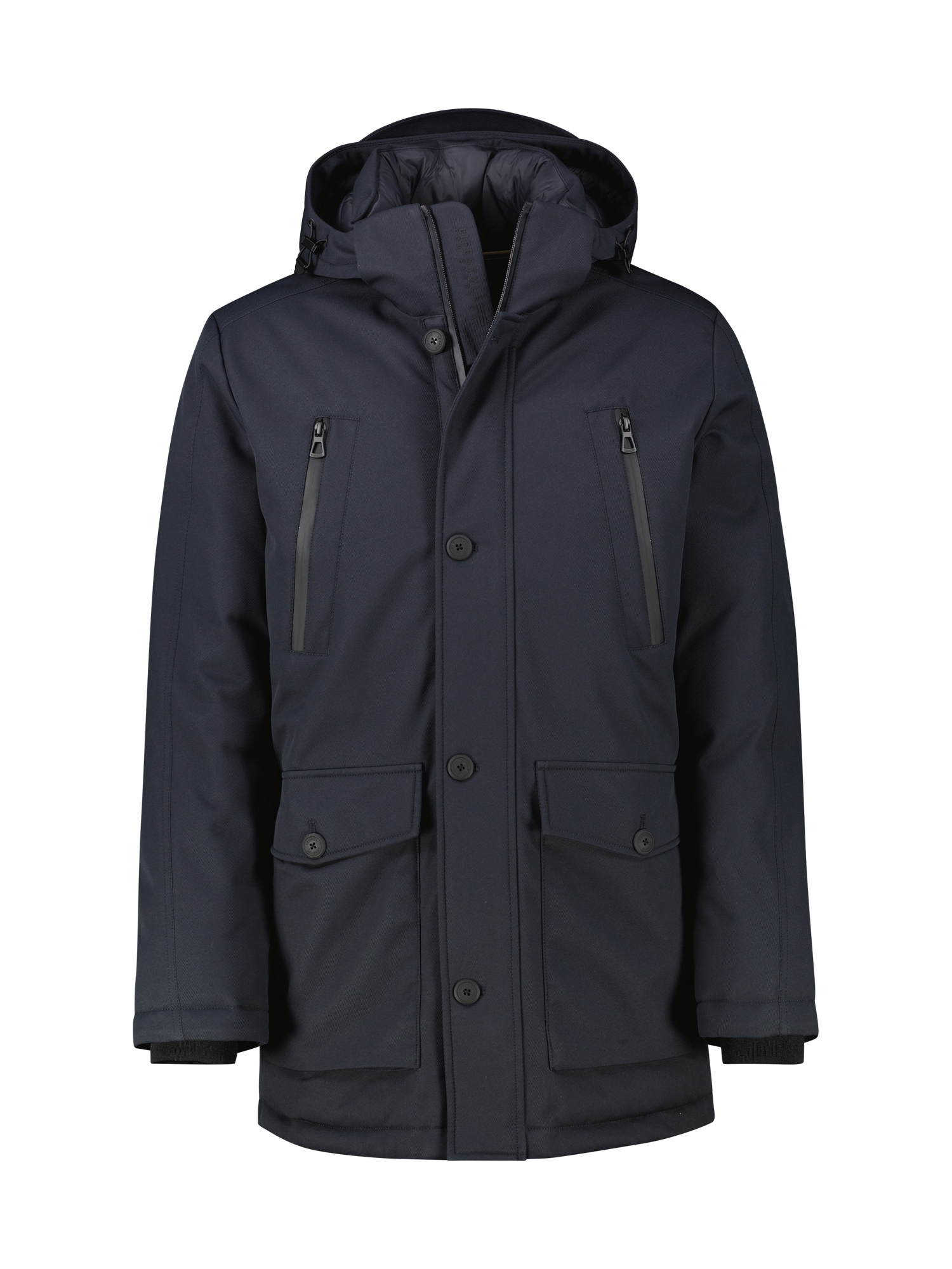 LERROS Steppjacke »LERROS Herren-Parka in Twillstruktur«, mit Kapuze, Wasser- und windabweisend, atmungsaktiv