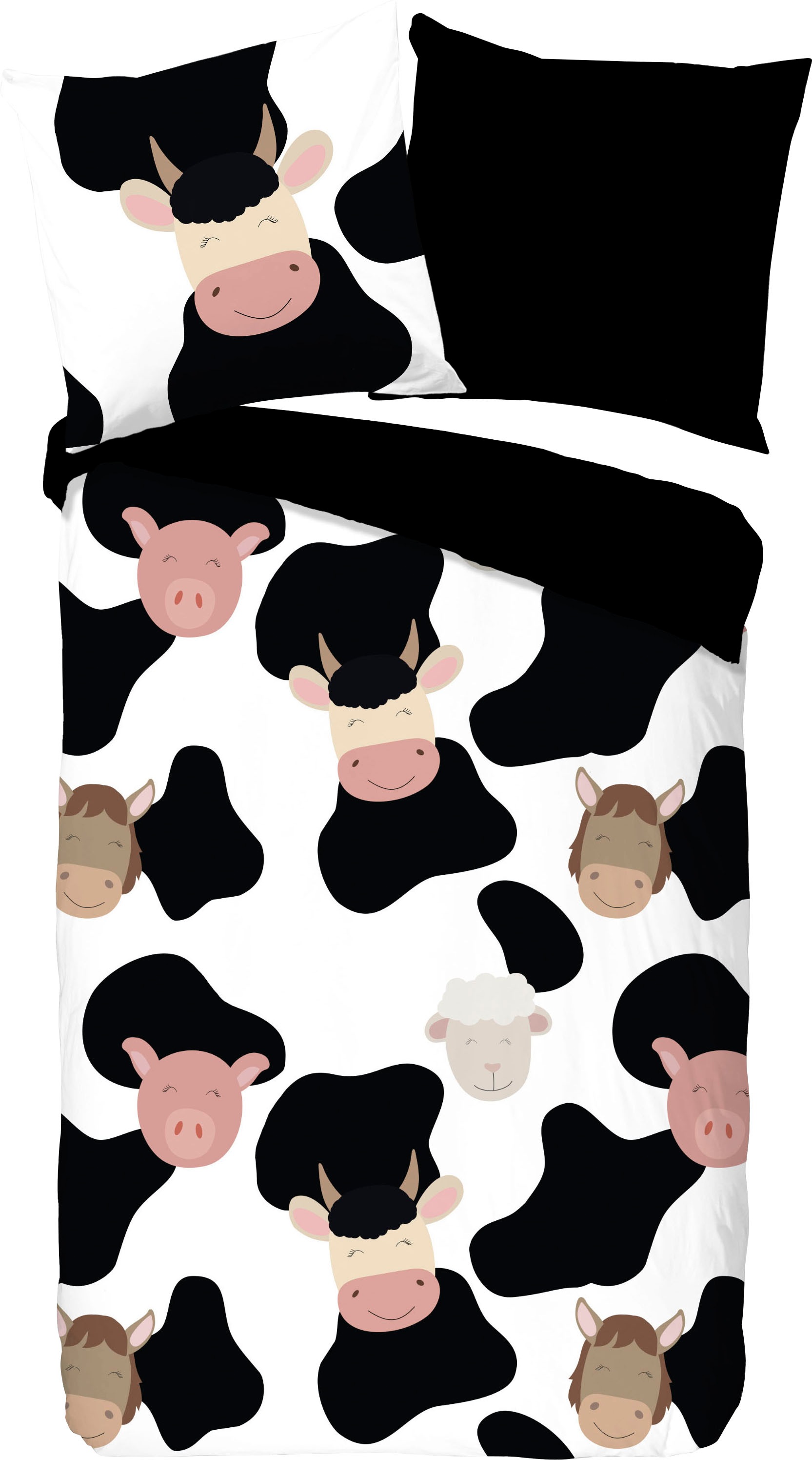 good morning Kinderbettwäsche "Marjolijn" 2 Stk. tlg. 100% Baumwolle, 135x2 günstig online kaufen