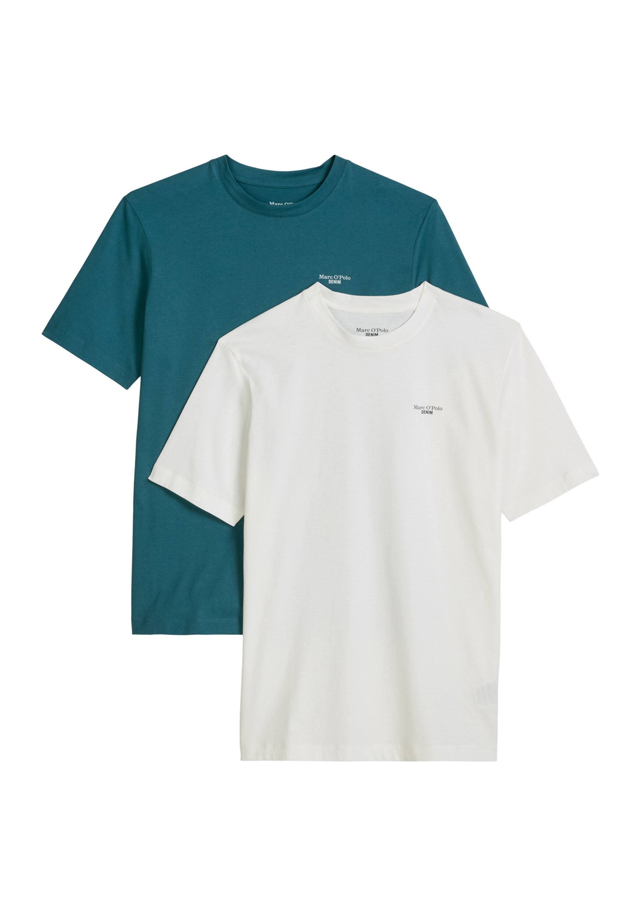 Marc OPolo DENIM T-Shirt "T-Shirt T-Shirt, SSL, Logo Print, Doubl 2er Pack" 2