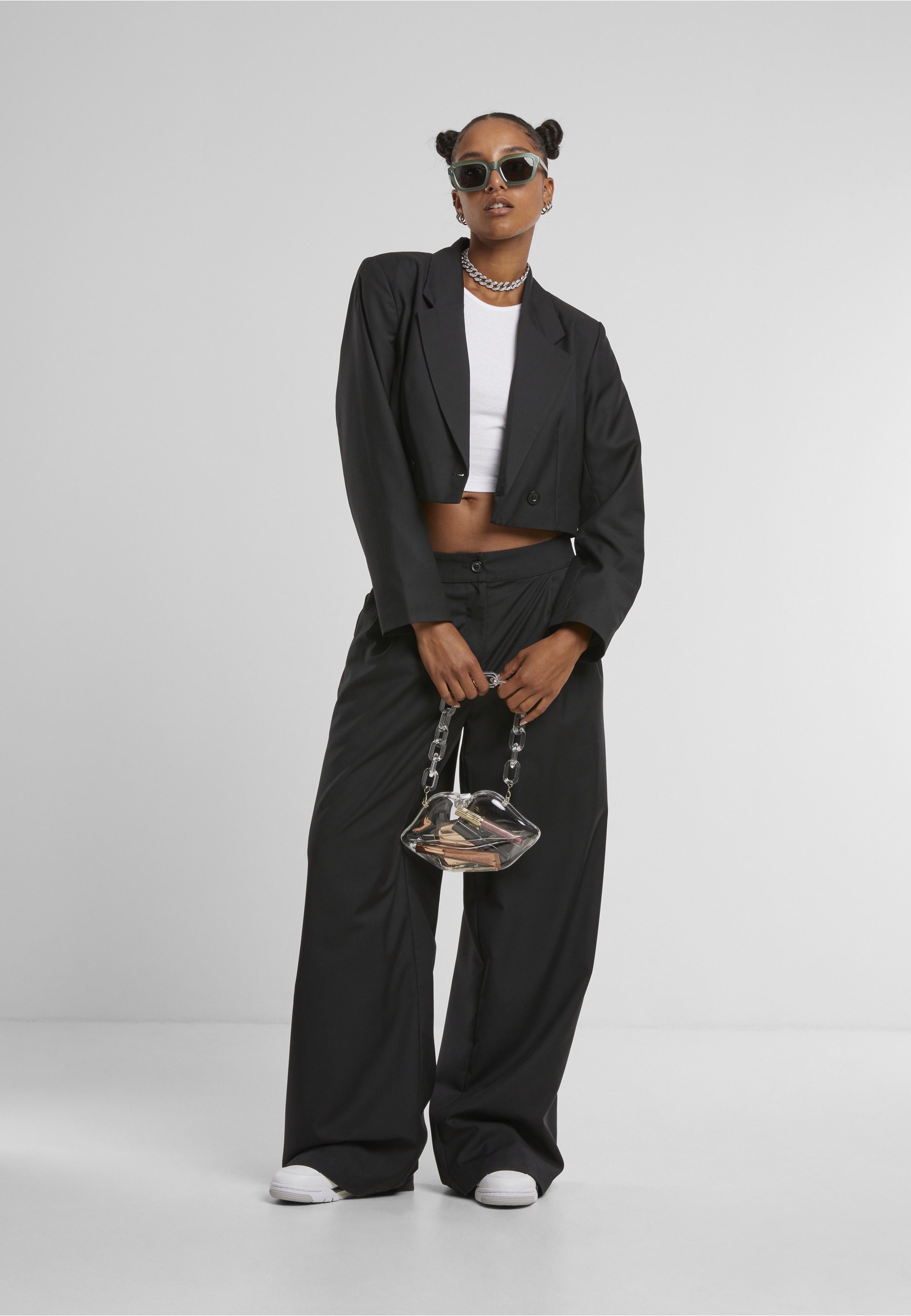 URBAN CLASSICS Stoffhose »Urban Classics Ladies Wide Leg Pants«
